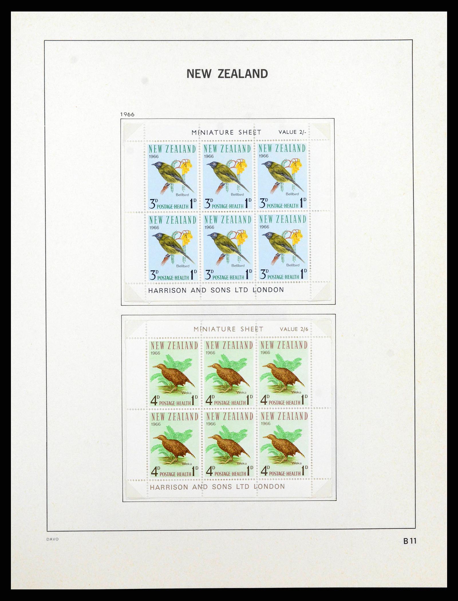 38741 0095 - Stamp collection 38741 New Zealand 1855-1990.
