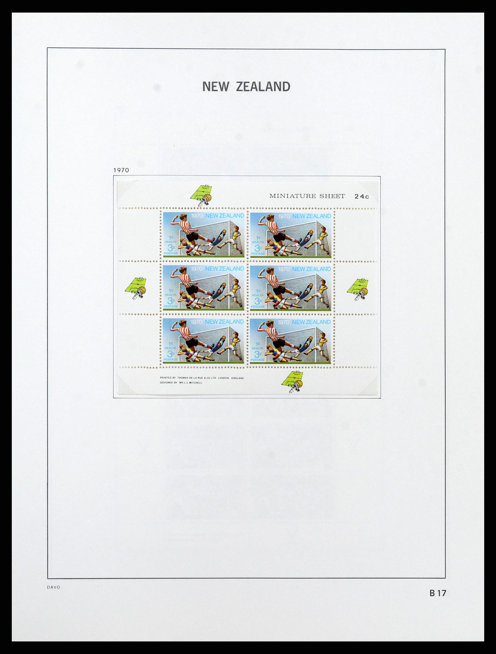 38741 0101 - Stamp collection 38741 New Zealand 1855-1990.