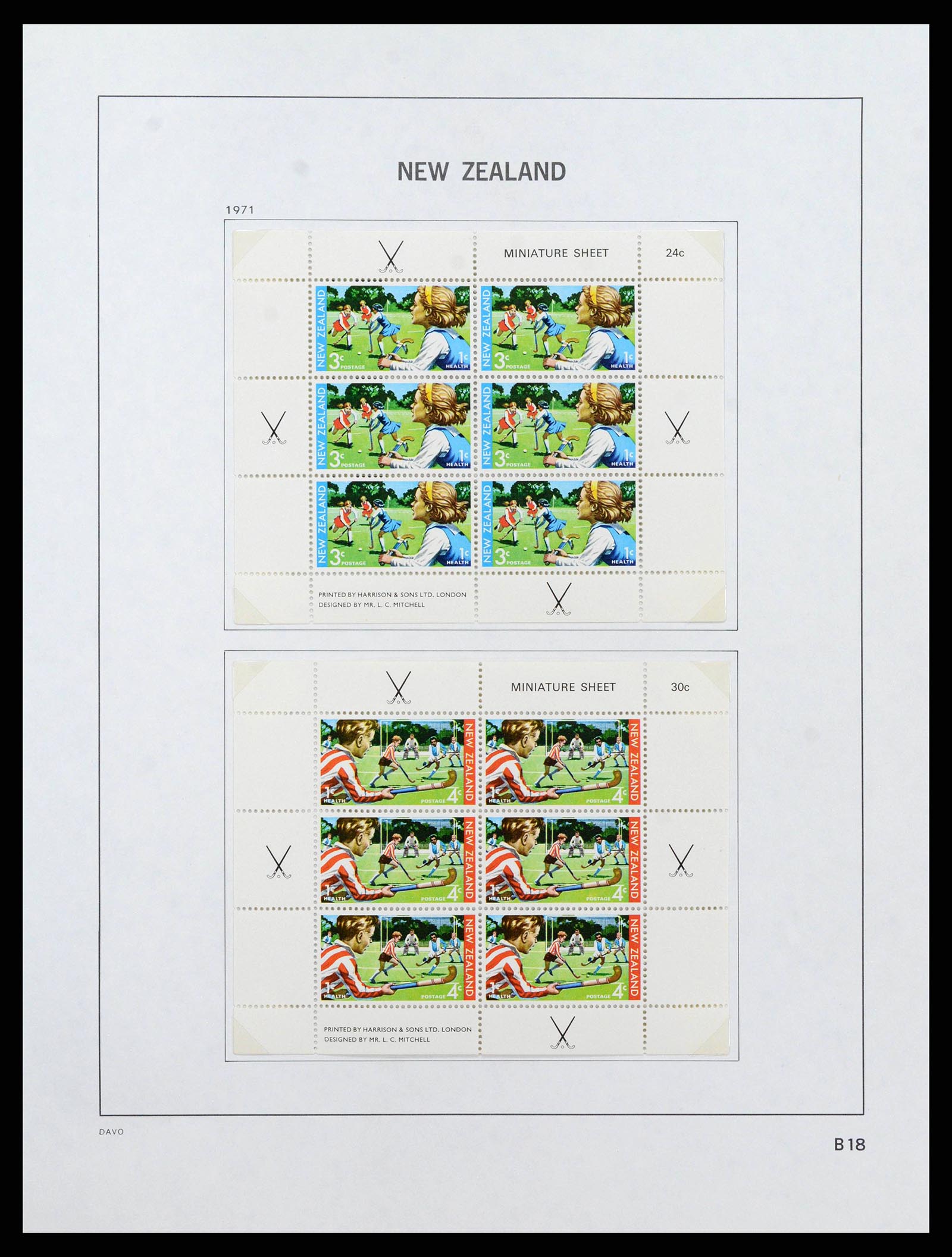 38741 0102 - Stamp collection 38741 New Zealand 1855-1990.
