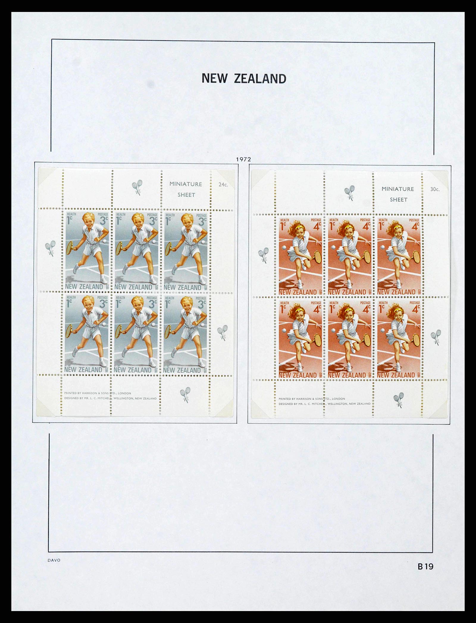 38741 0104 - Stamp collection 38741 New Zealand 1855-1990.