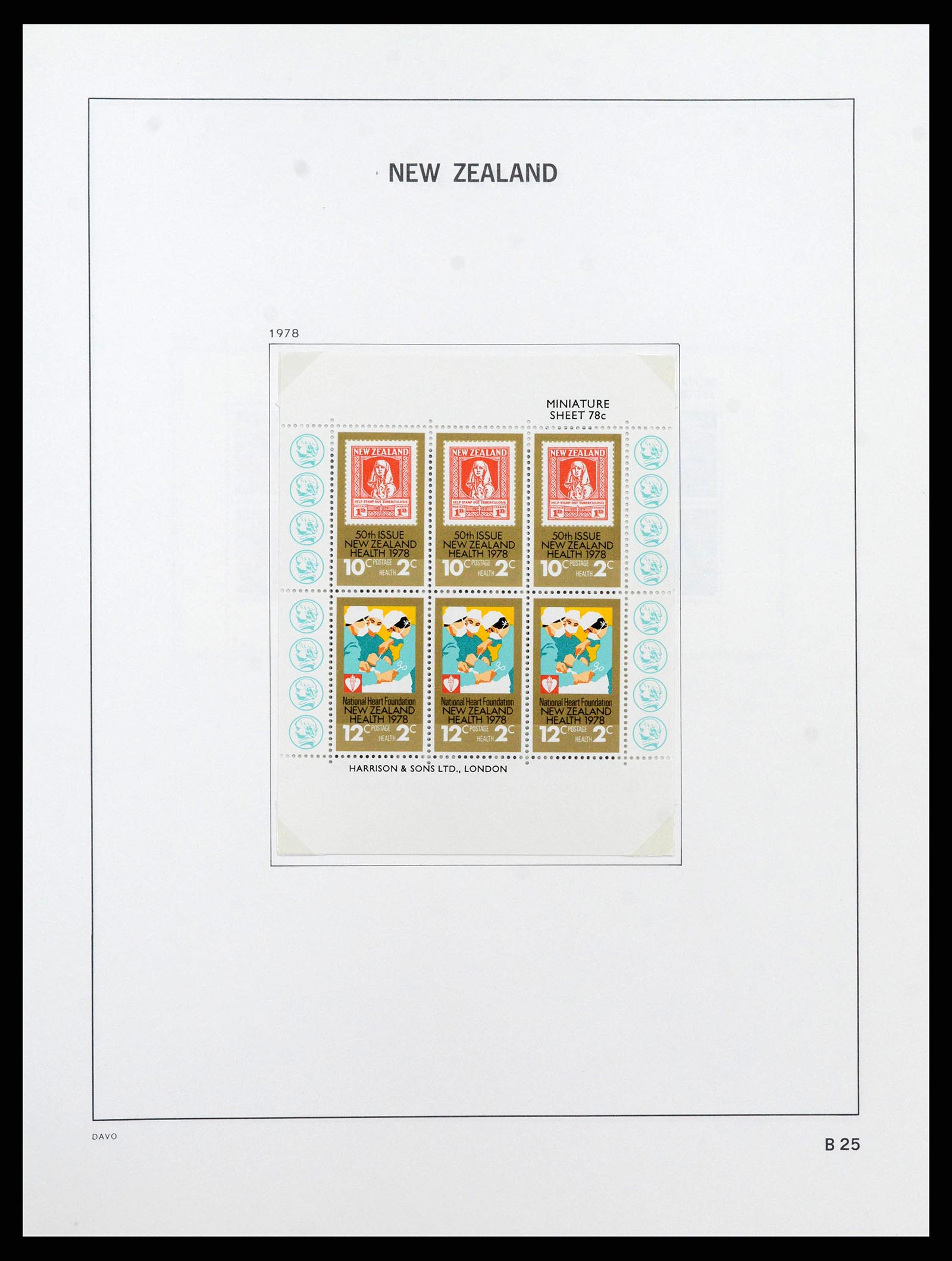 38741 0110 - Stamp collection 38741 New Zealand 1855-1990.