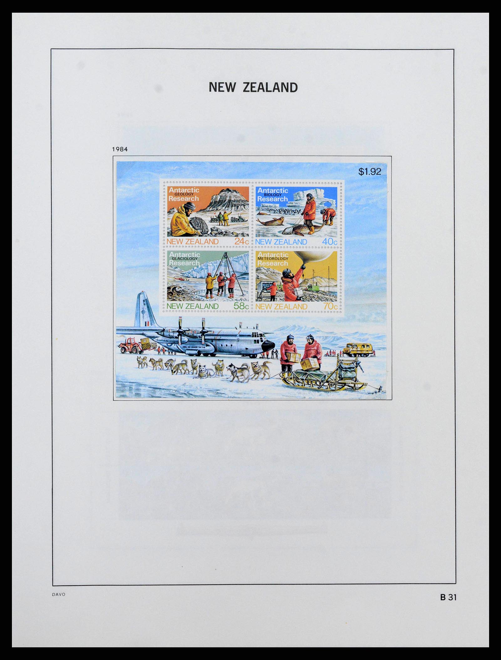 38741 0116 - Stamp collection 38741 New Zealand 1855-1990.