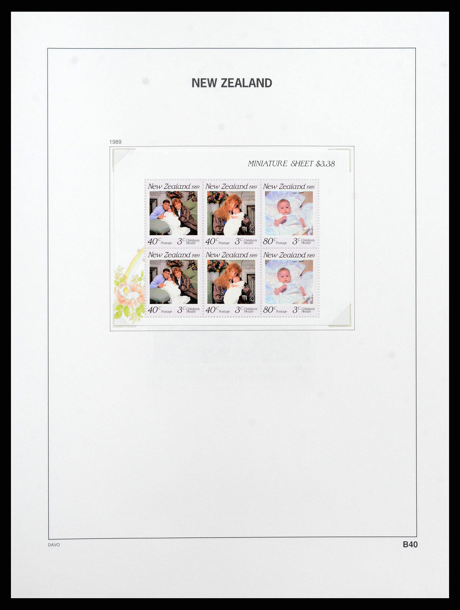 38741 0125 - Stamp collection 38741 New Zealand 1855-1990.