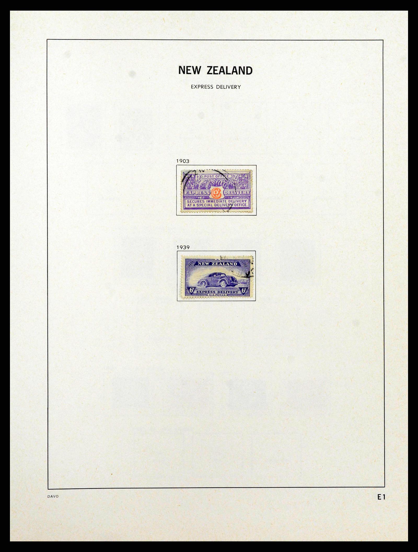 38741 0132 - Stamp collection 38741 New Zealand 1855-1990.