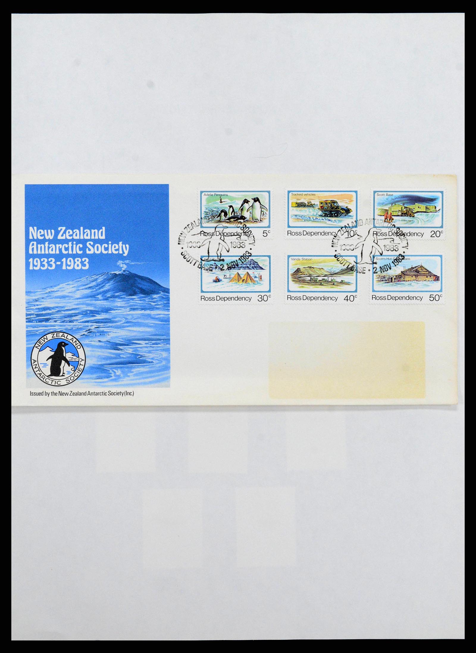 38741 0145 - Stamp collection 38741 New Zealand 1855-1990.