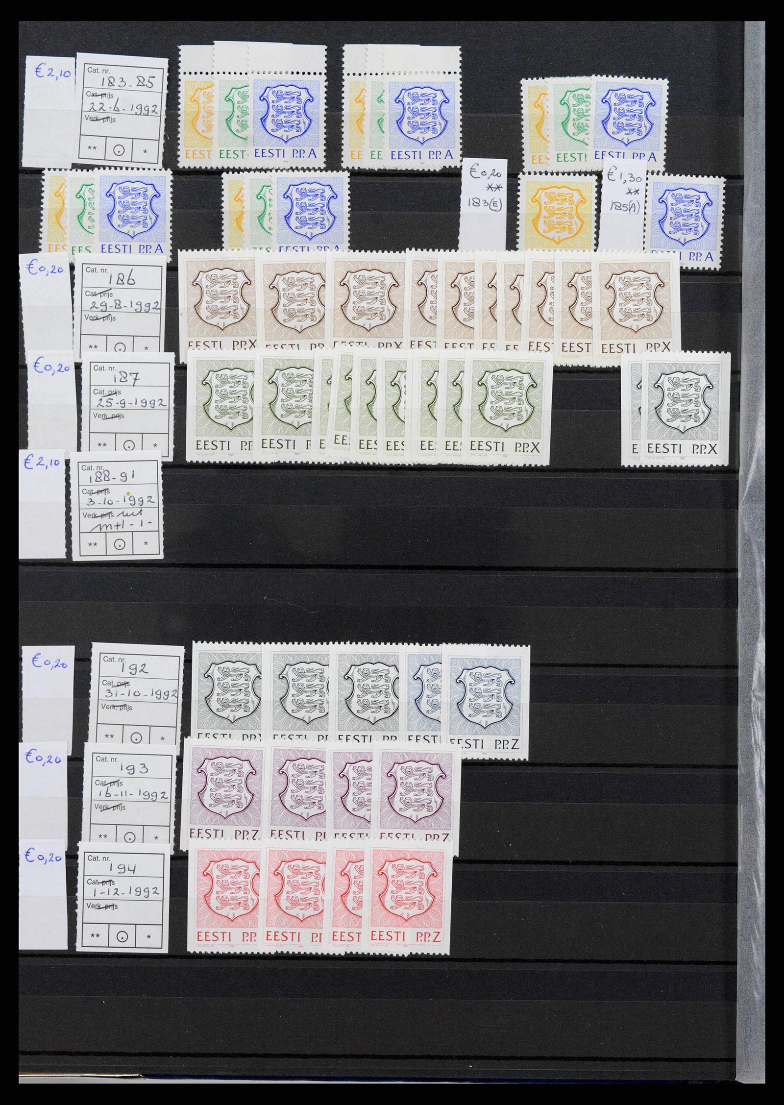 38744 0002 - Stamp collection 38744 Estonia 1991-2023!
