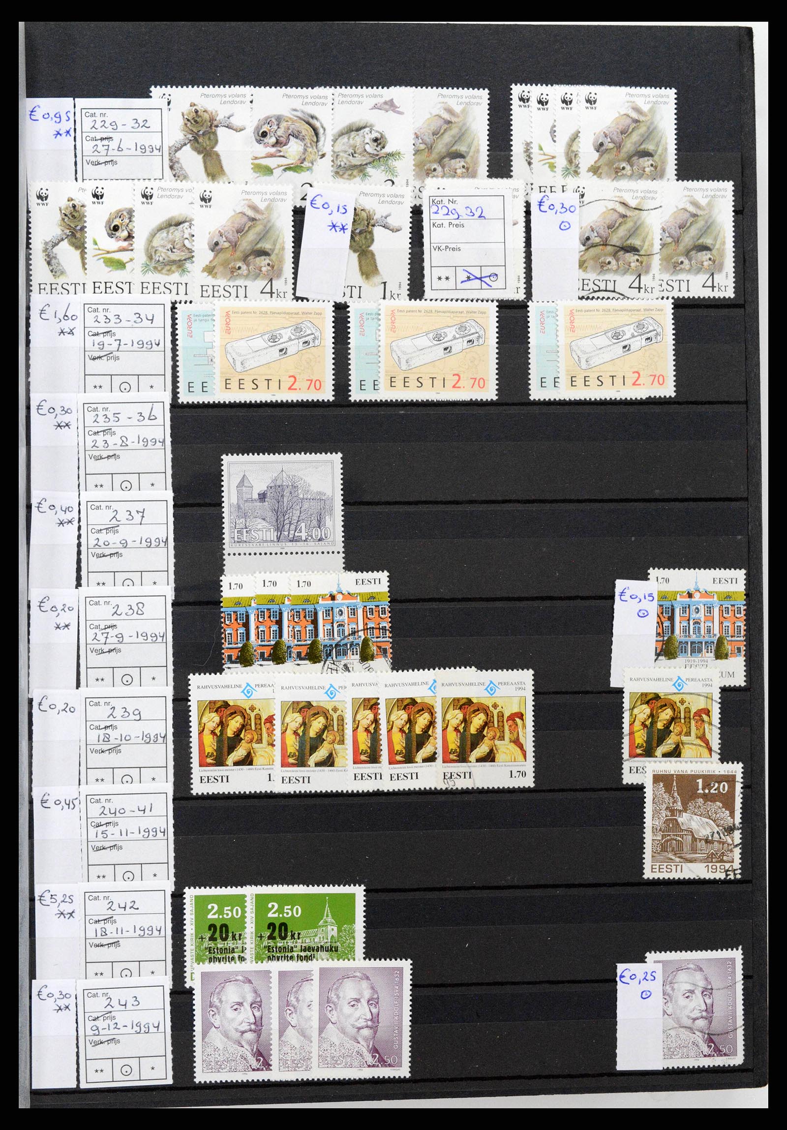 38744 0007 - Postzegelverzameling 38744 Estland 1991-2023!