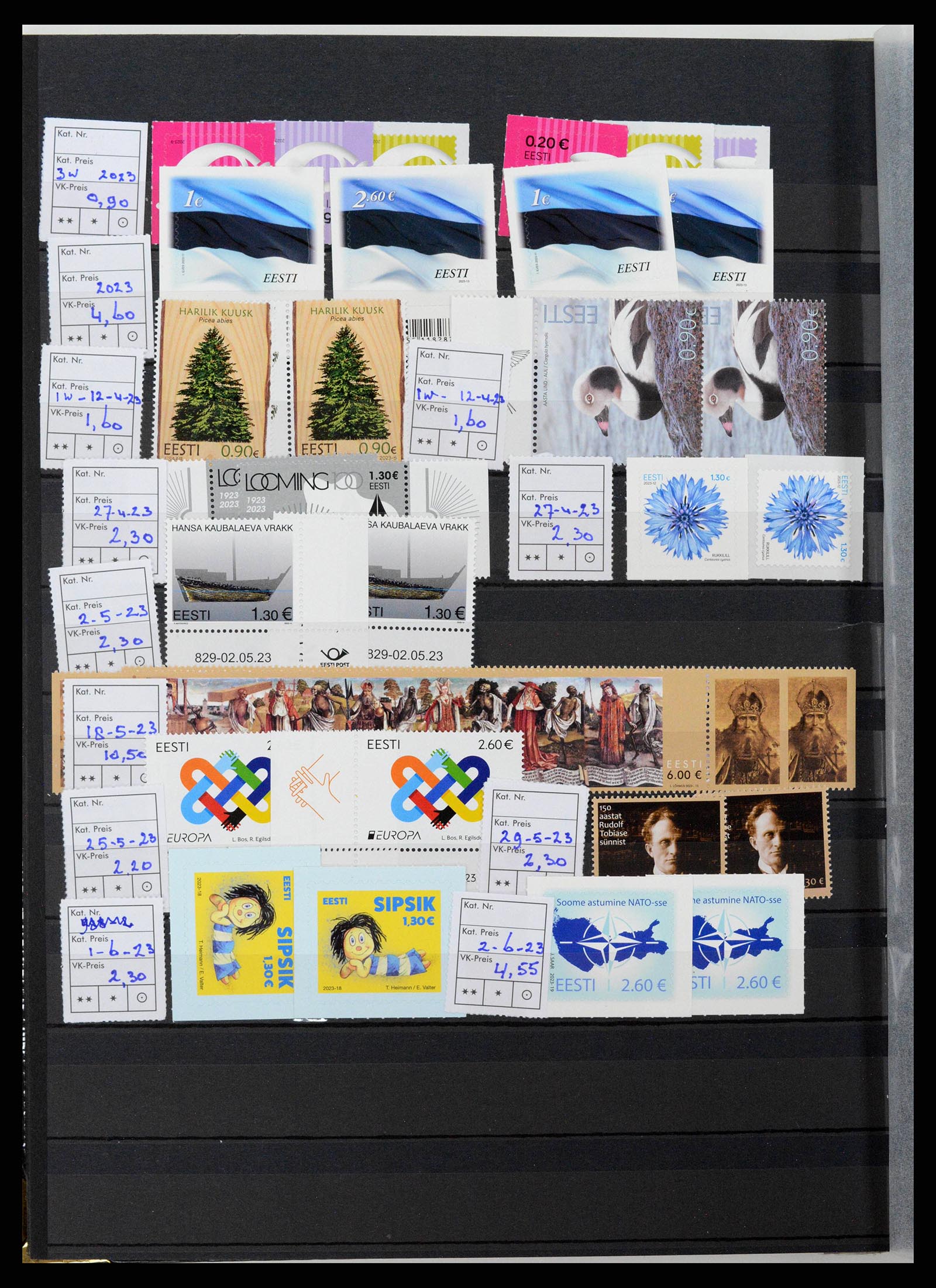38744 0082 - Stamp collection 38744 Estonia 1991-2023!