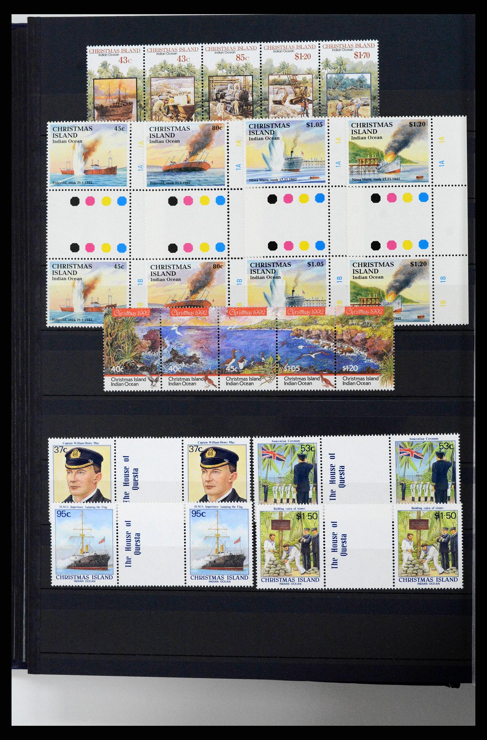 38746 0014 - Stamp collection 38746 British colonies 1980s-1990s.