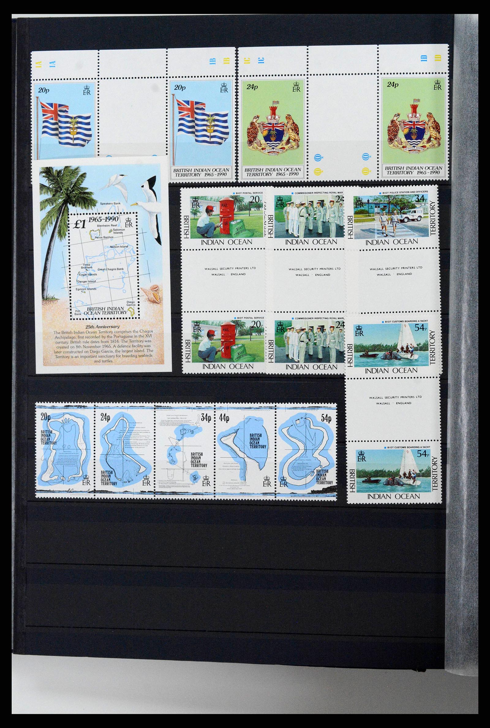 38746 0018 - Stamp collection 38746 British colonies 1980s-1990s.