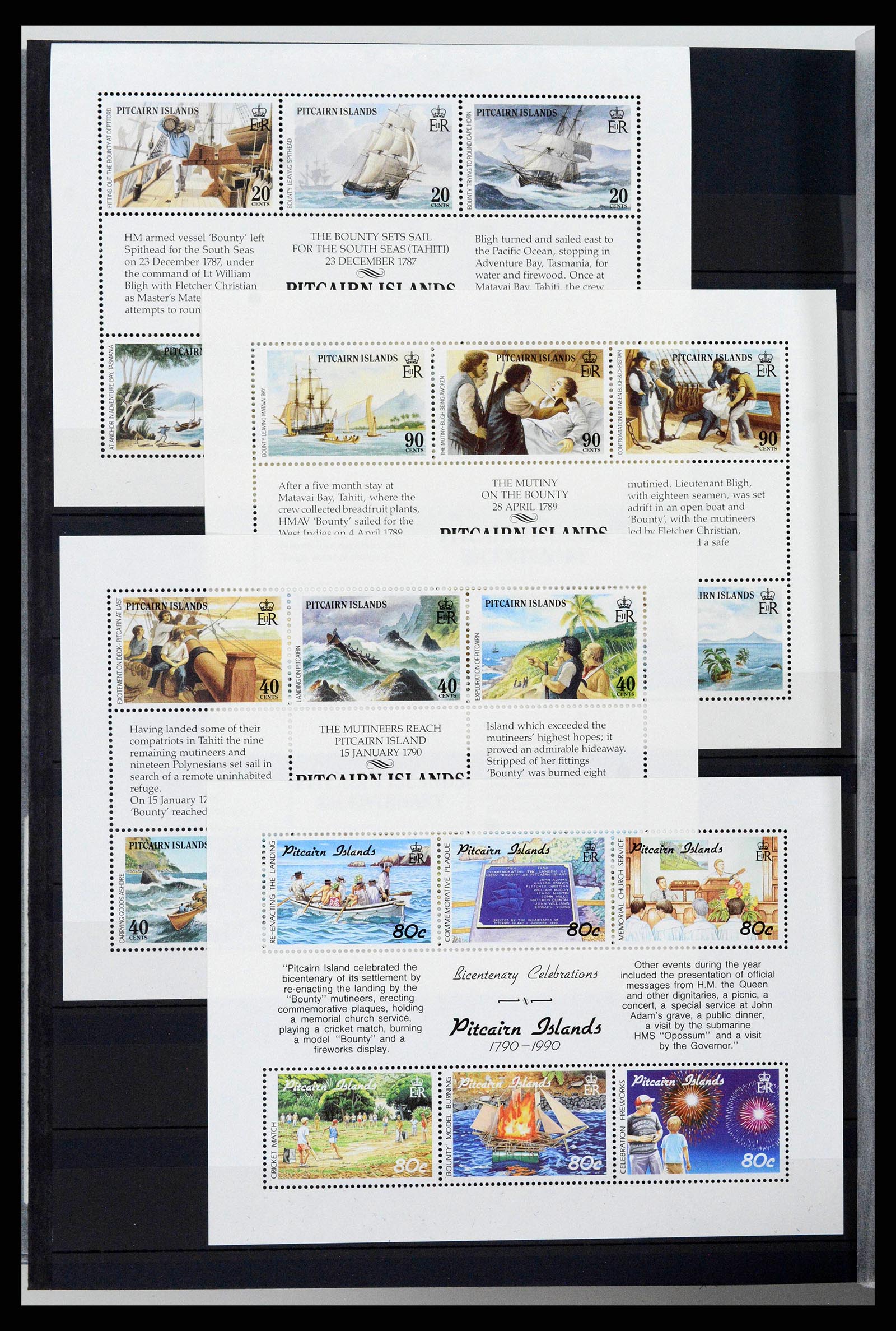 38746 0058 - Stamp collection 38746 British colonies 1980s-1990s.
