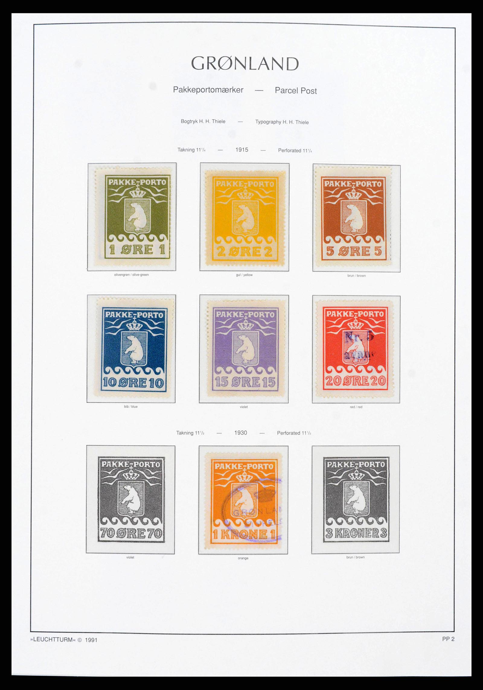 38748 0002 - Stamp collection 38748 Greenland 1915-2017.