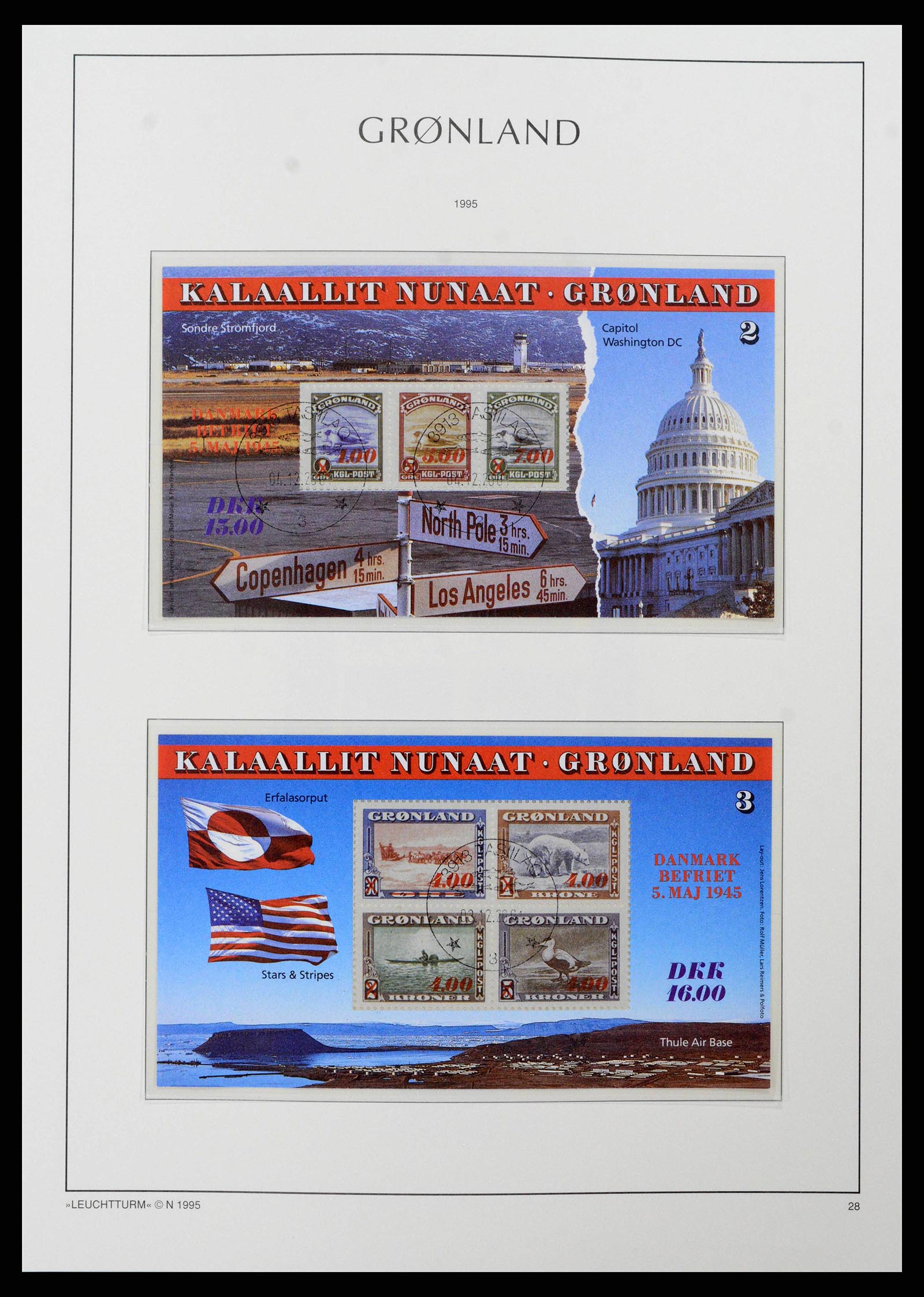 38748 0032 - Stamp collection 38748 Greenland 1915-2017.