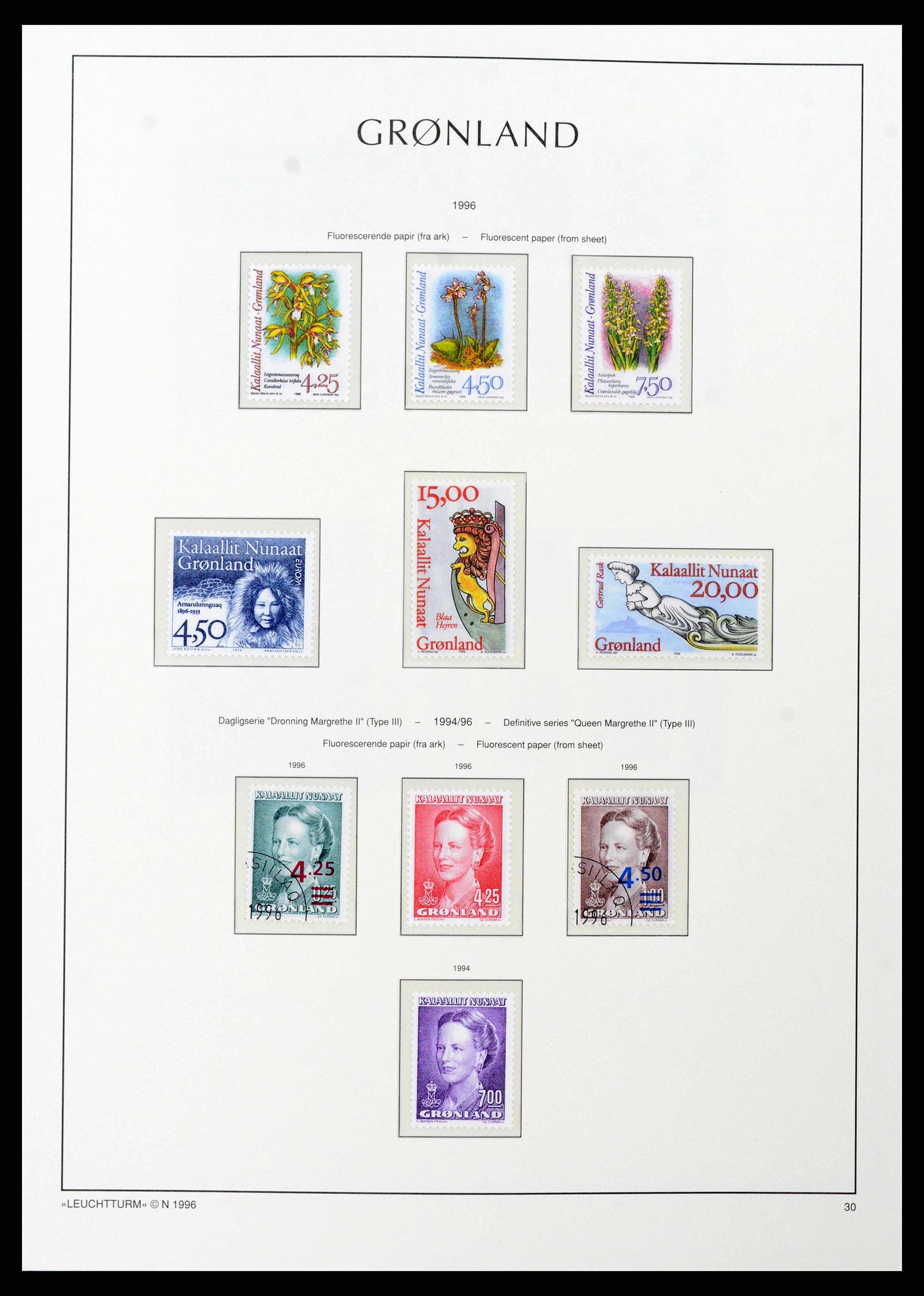 38748 0034 - Stamp collection 38748 Greenland 1915-2017.