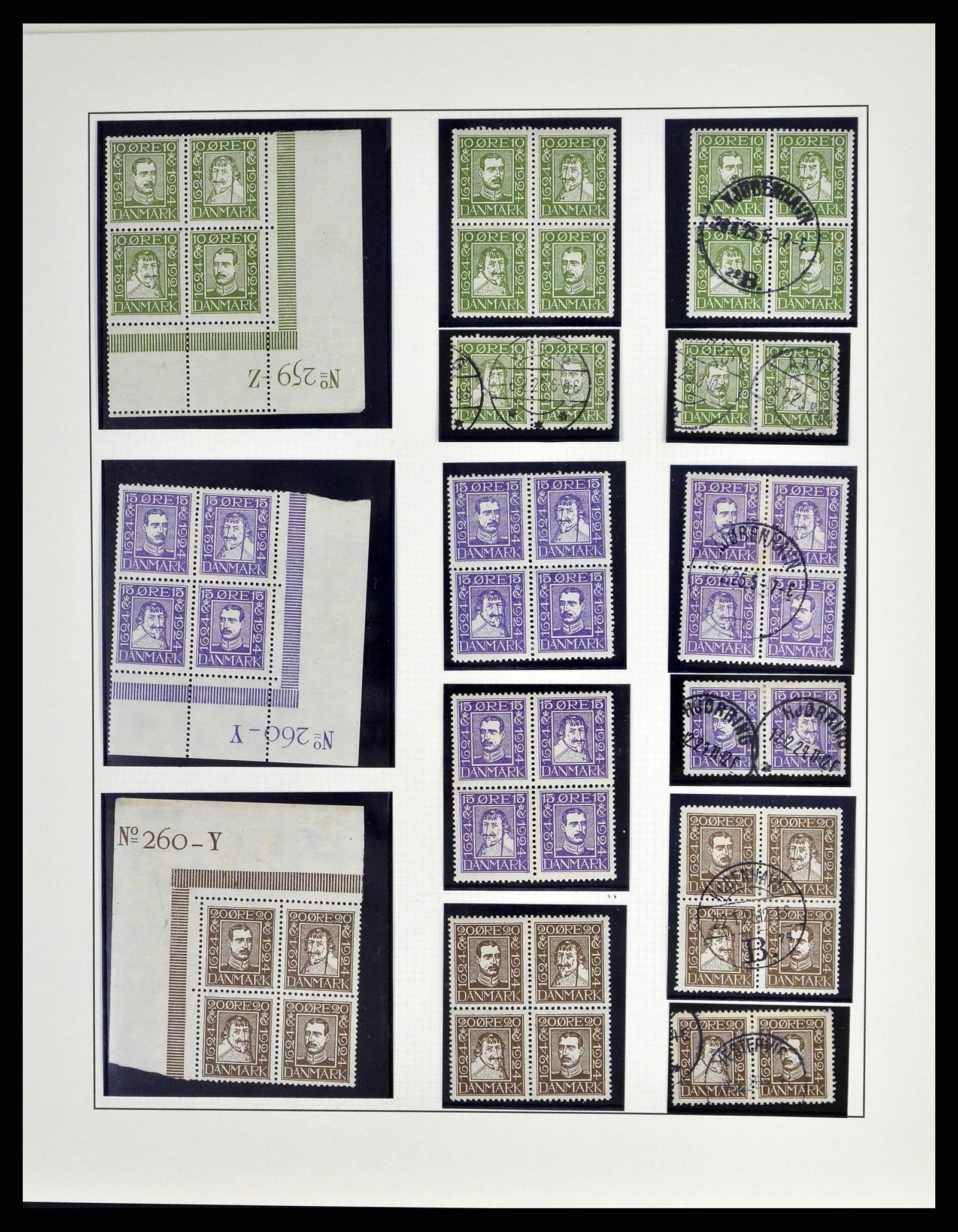 38749 0054 - Stamp collection 38749 Denmark 1853-1950.