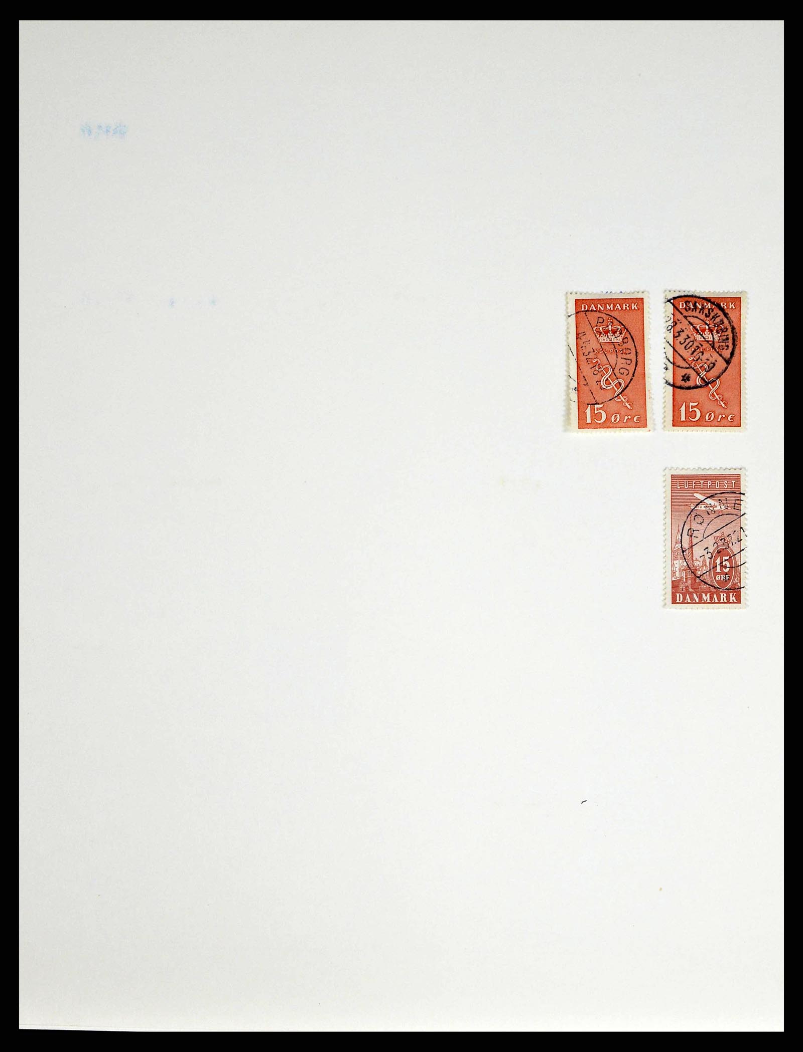 38749 0065 - Postzegelverzameling 38749 Denemarken 1853-1950.
