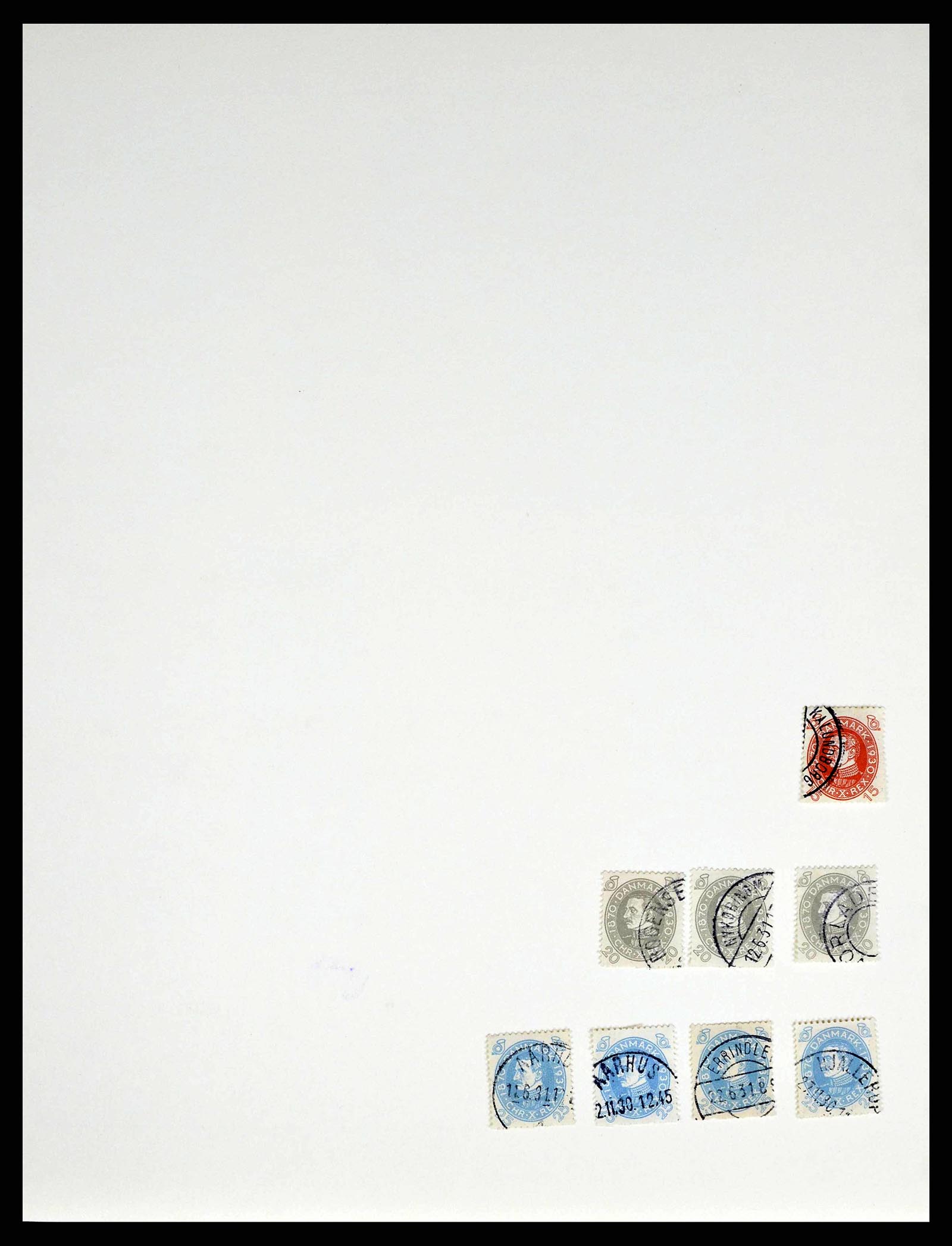 38749 0067 - Postzegelverzameling 38749 Denemarken 1853-1950.