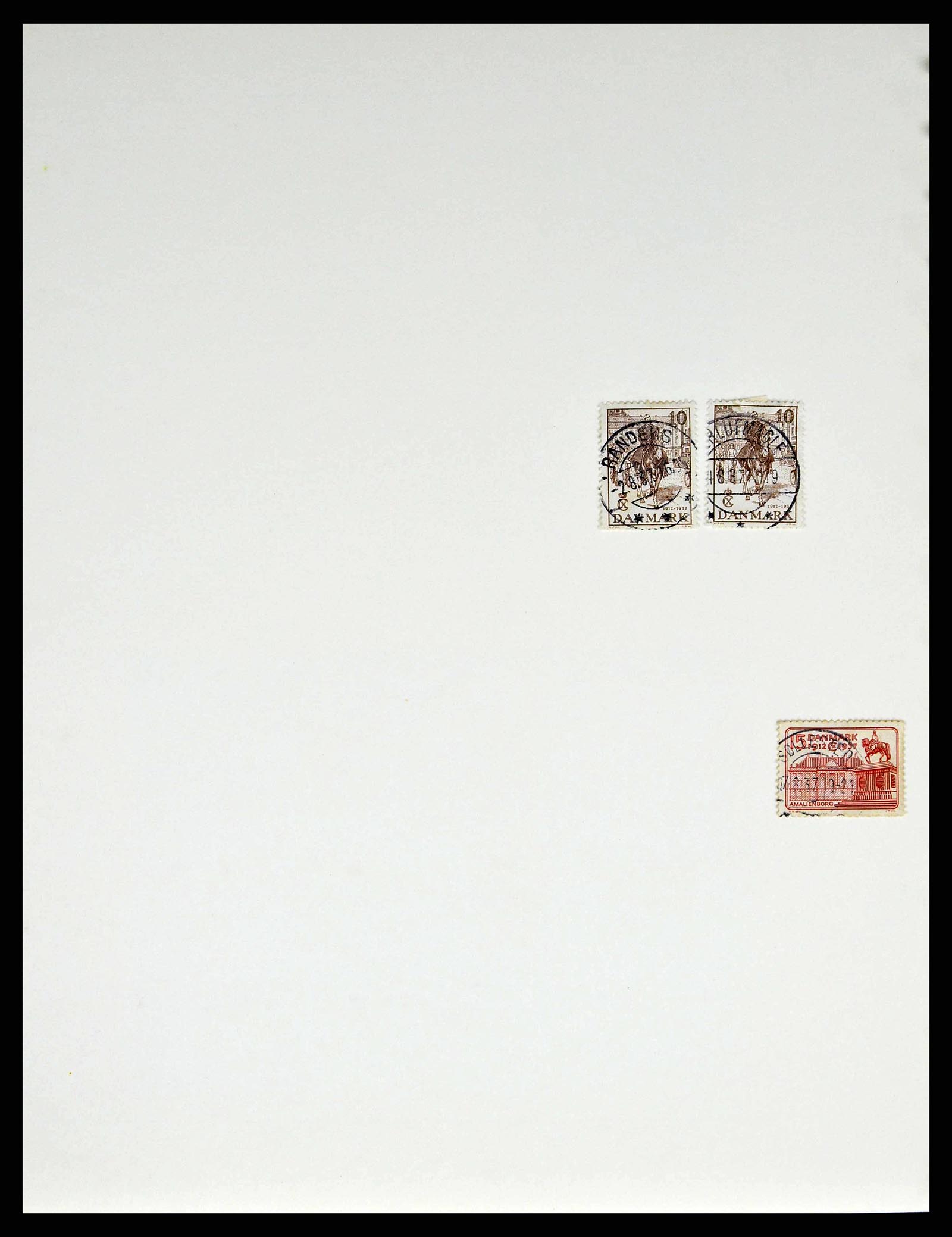38749 0076 - Postzegelverzameling 38749 Denemarken 1853-1950.