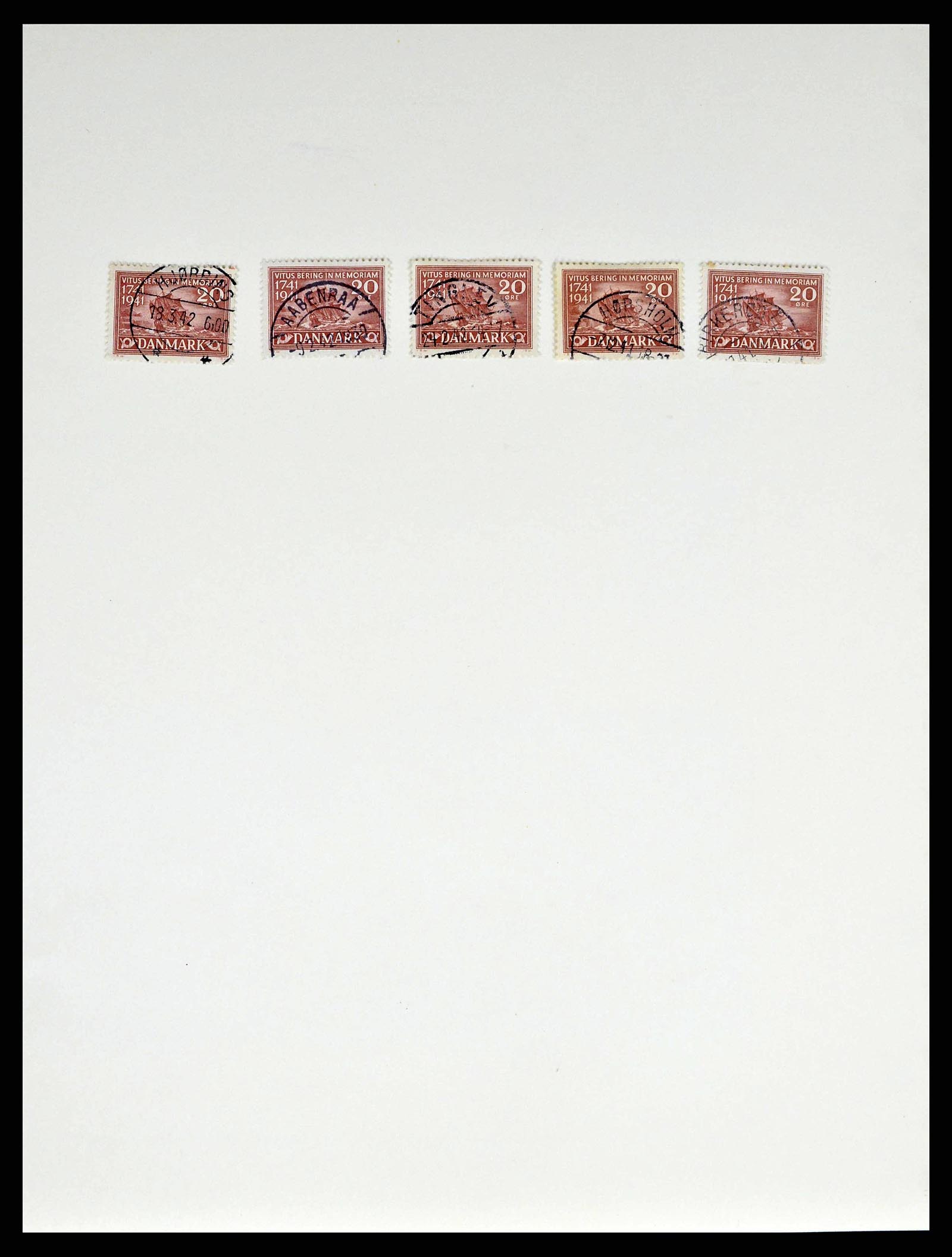 38749 0081 - Postzegelverzameling 38749 Denemarken 1853-1950.