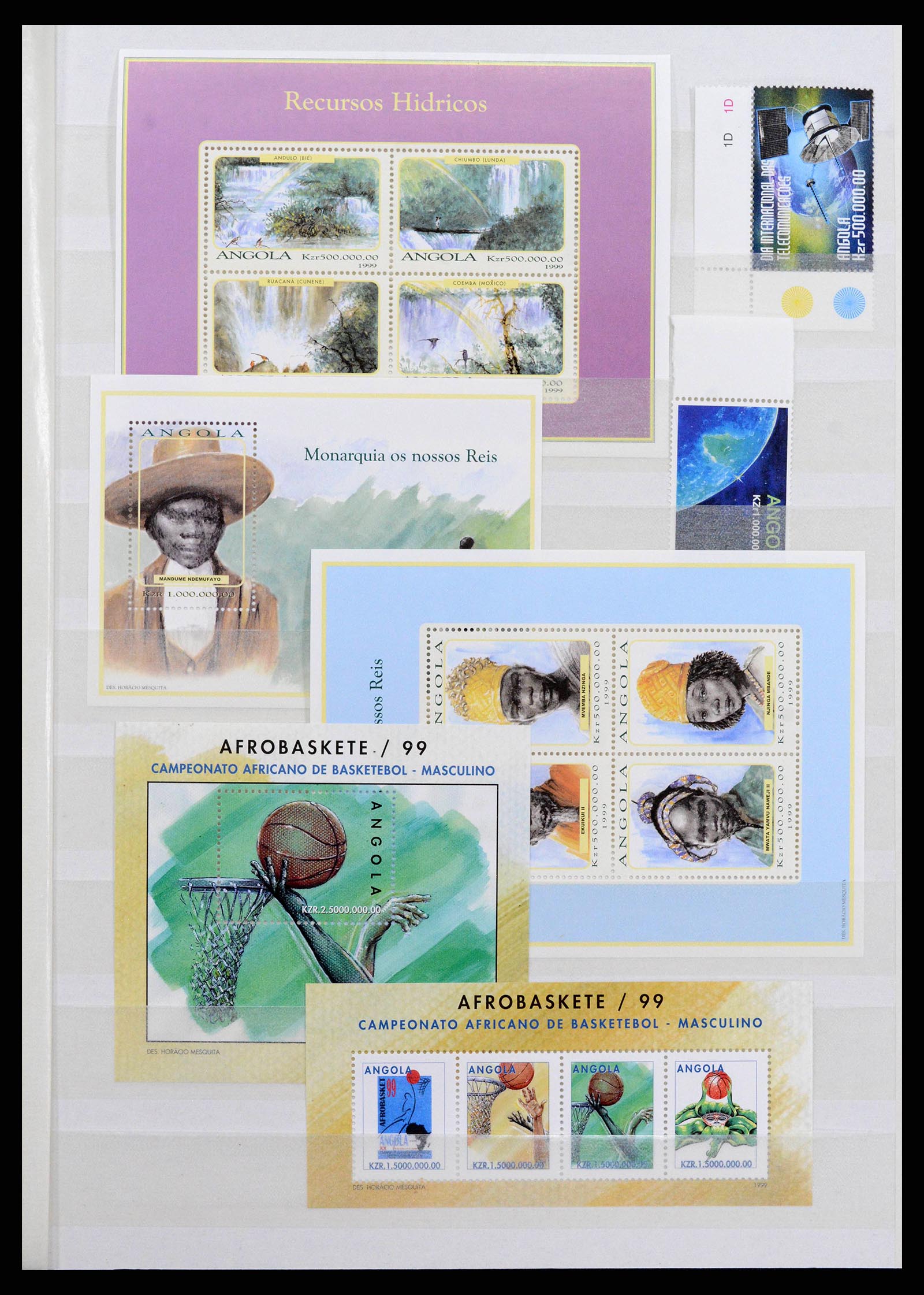 38753 0006 - Postzegelverzameling 38753 Angola 1976-2014.