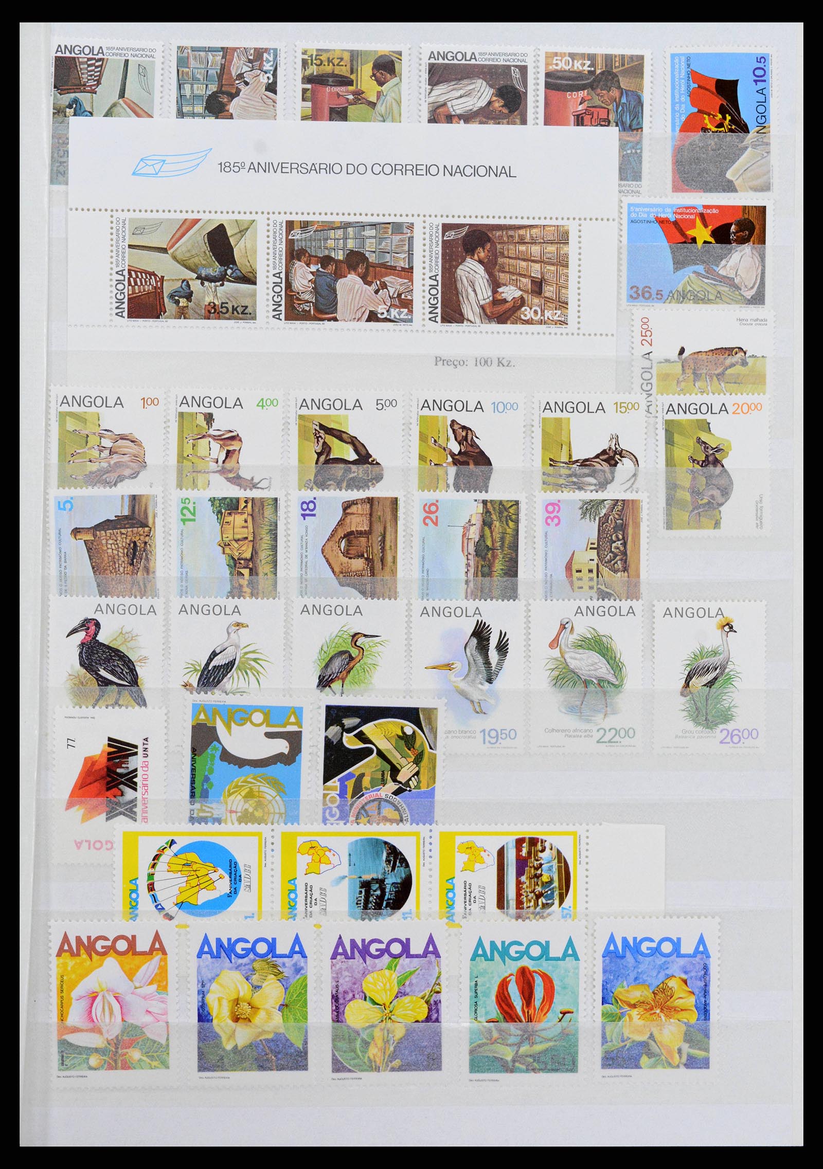 38753 0011 - Postzegelverzameling 38753 Angola 1976-2014.