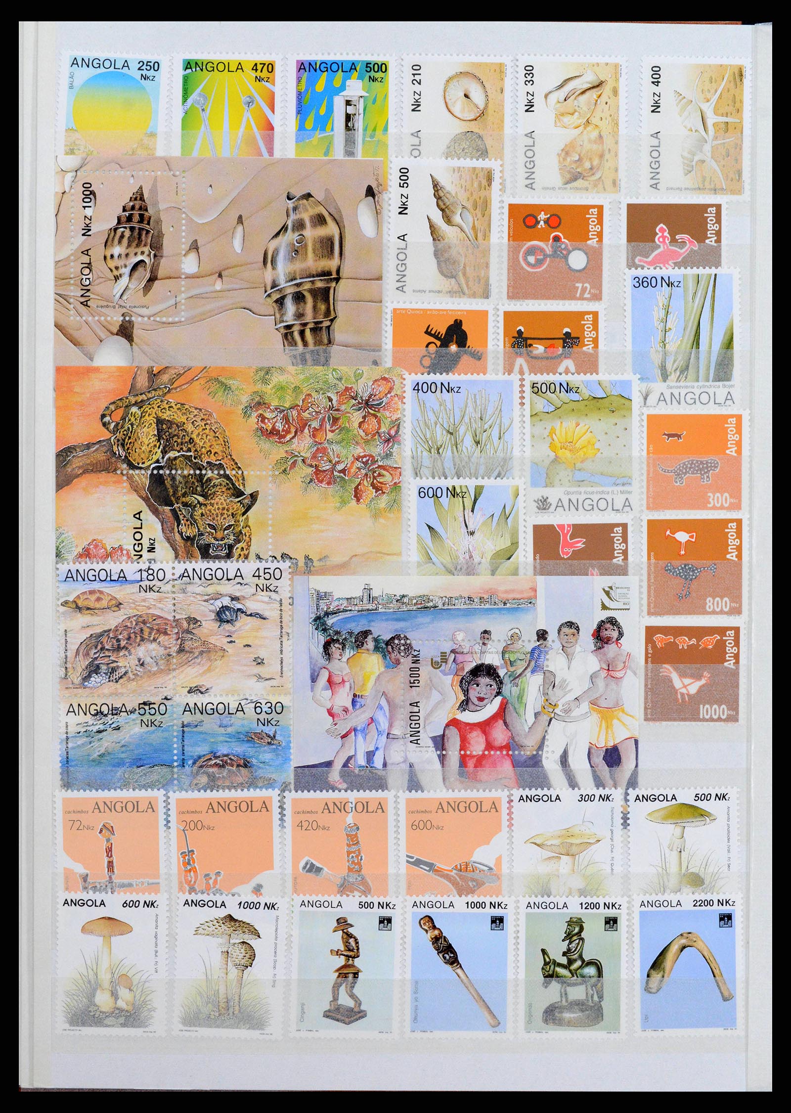 38753 0018 - Postzegelverzameling 38753 Angola 1976-2014.