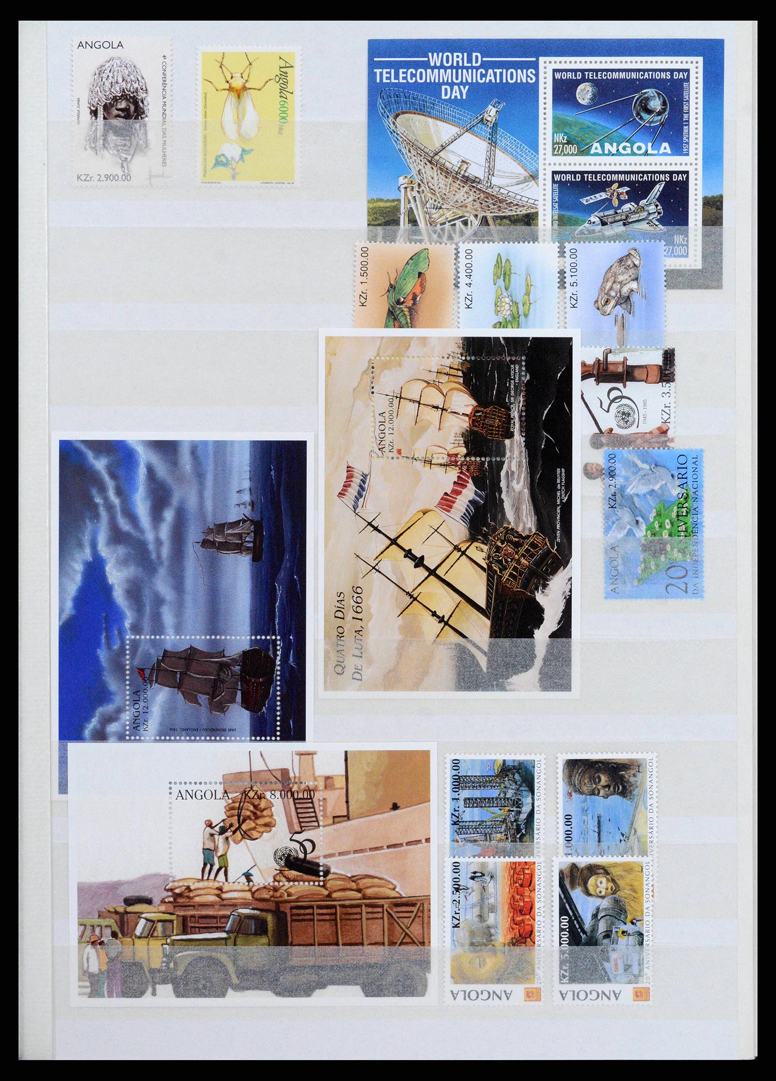 38753 0021 - Postzegelverzameling 38753 Angola 1976-2014.