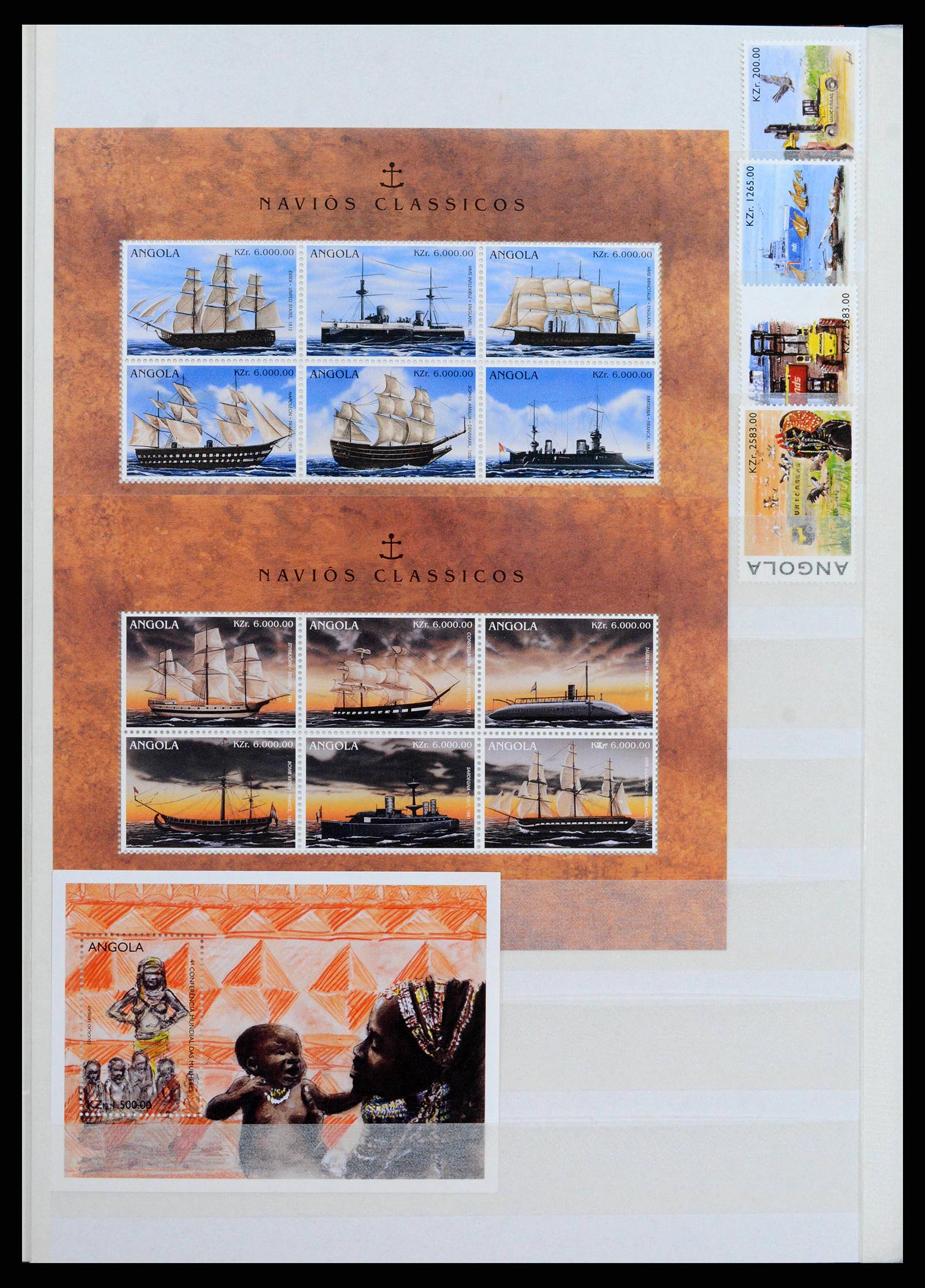 38753 0022 - Postzegelverzameling 38753 Angola 1976-2014.