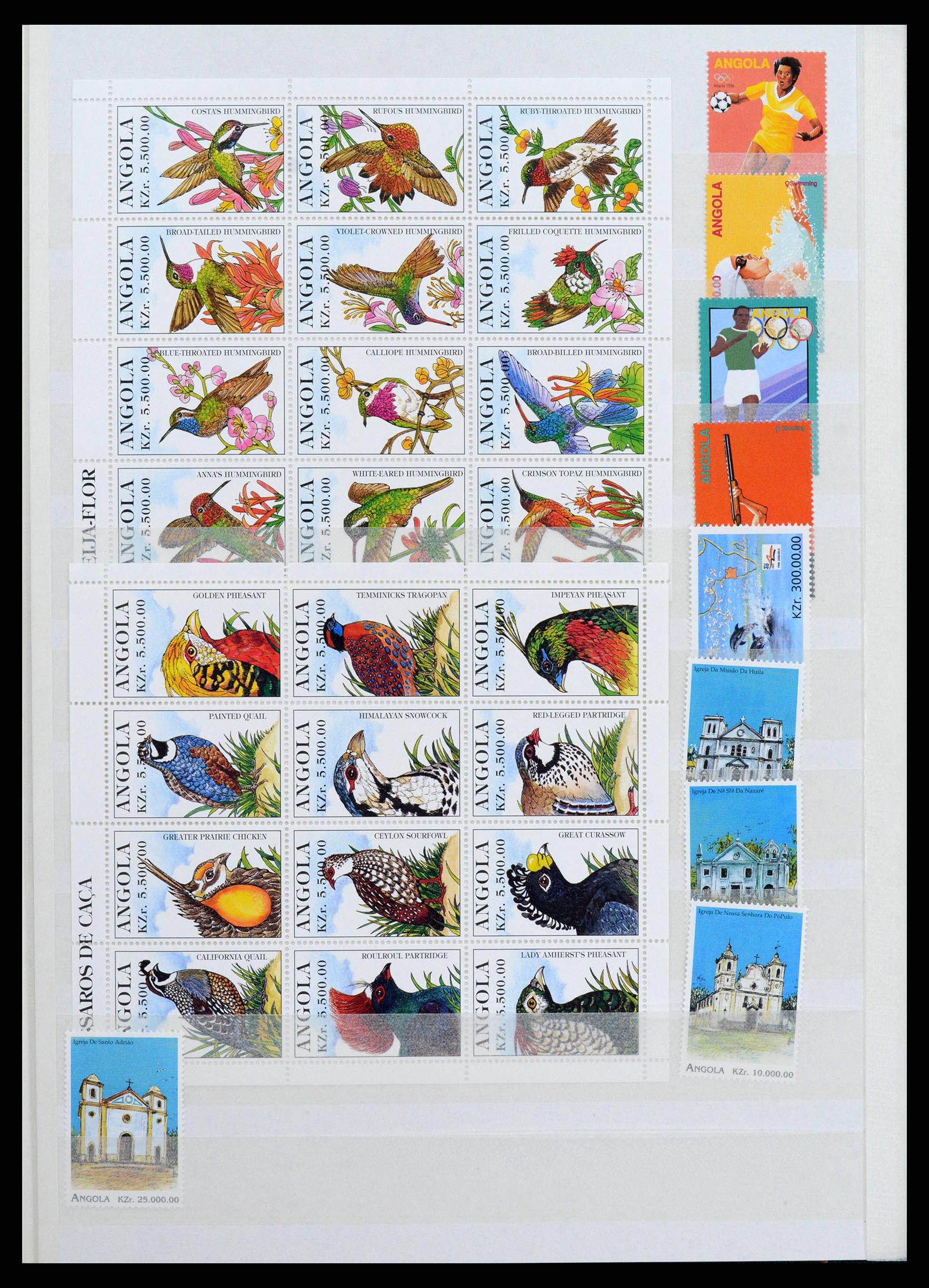 38753 0024 - Postzegelverzameling 38753 Angola 1976-2014.