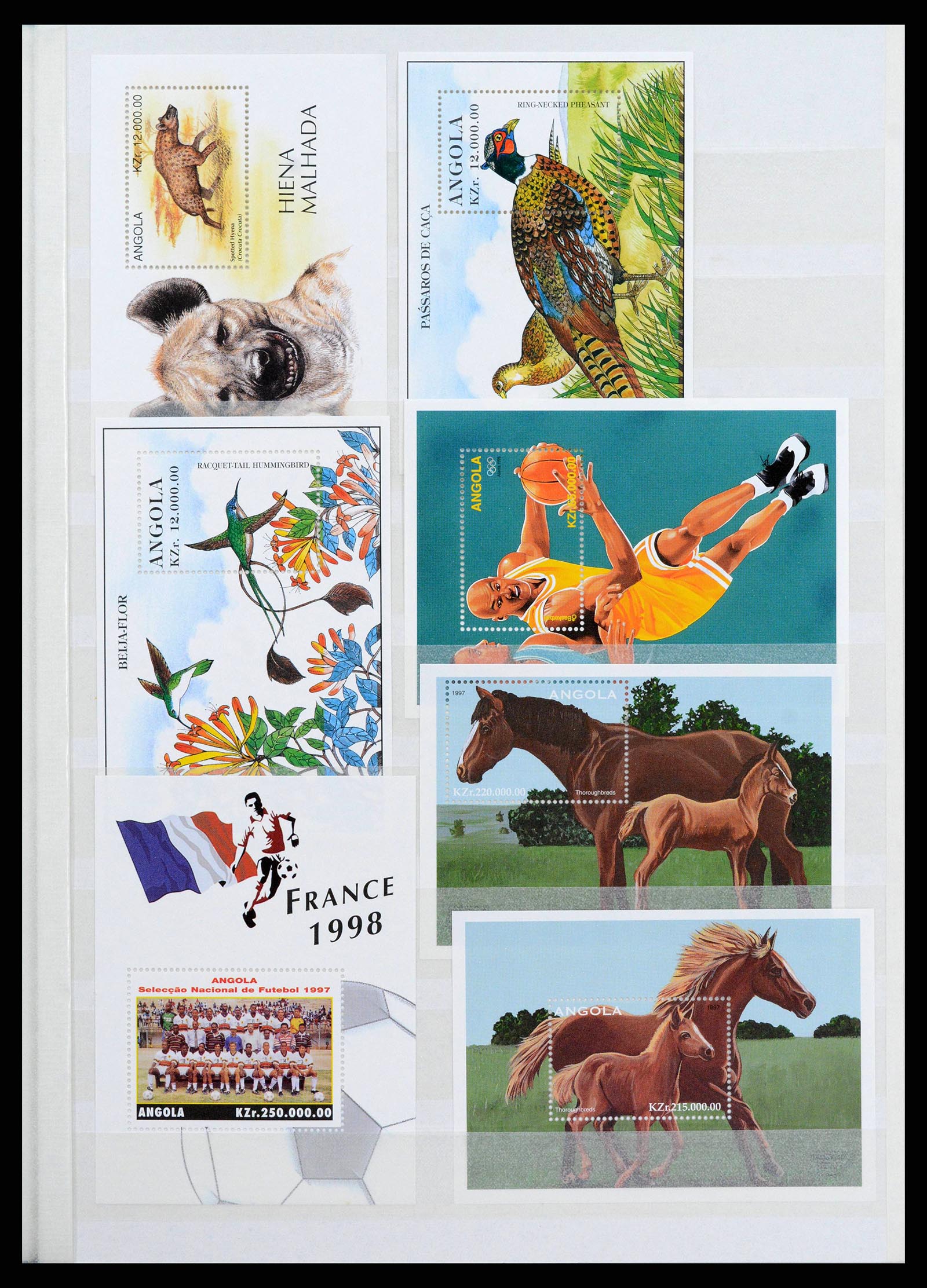 38753 0025 - Postzegelverzameling 38753 Angola 1976-2014.