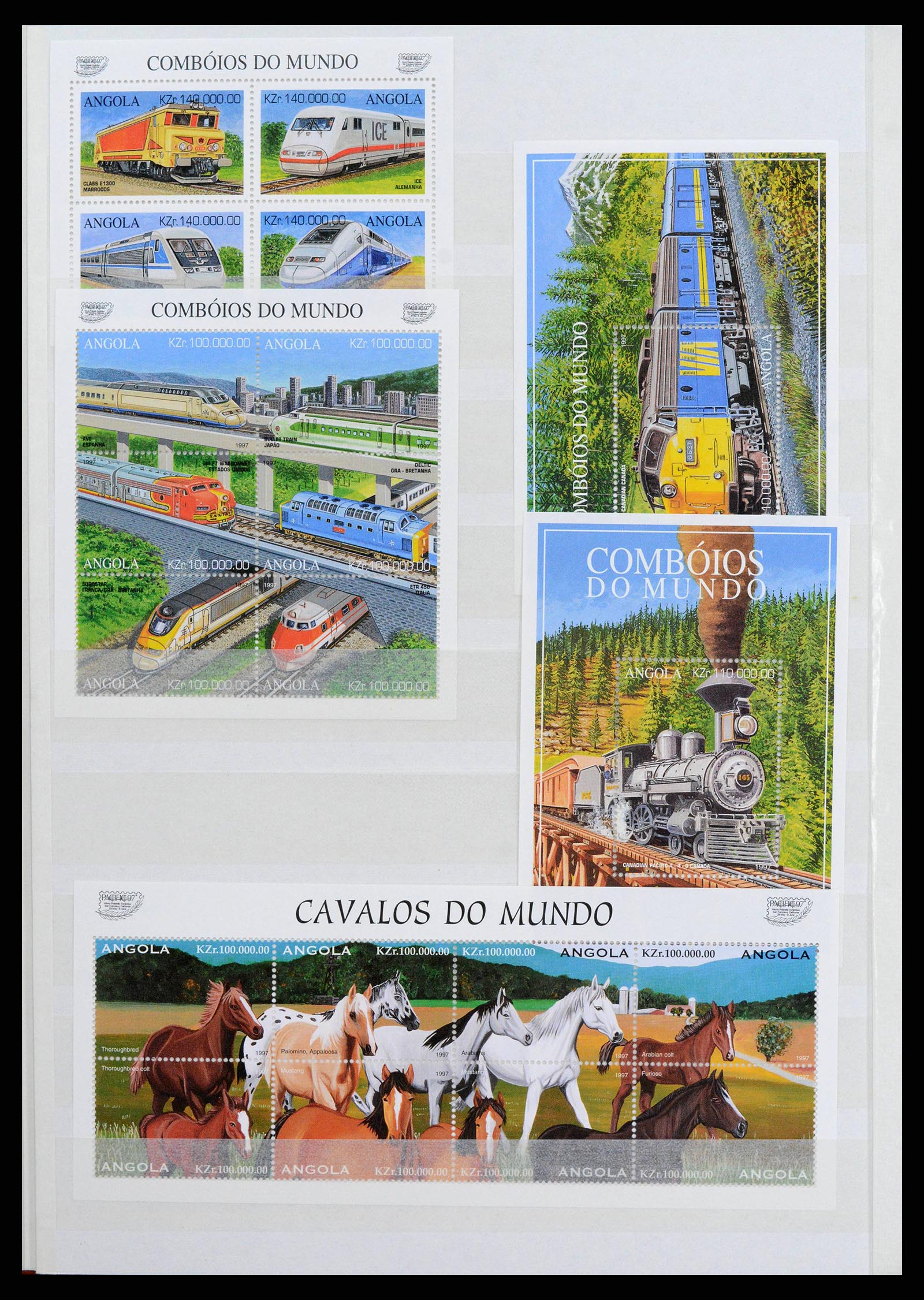 38753 0026 - Postzegelverzameling 38753 Angola 1976-2014.