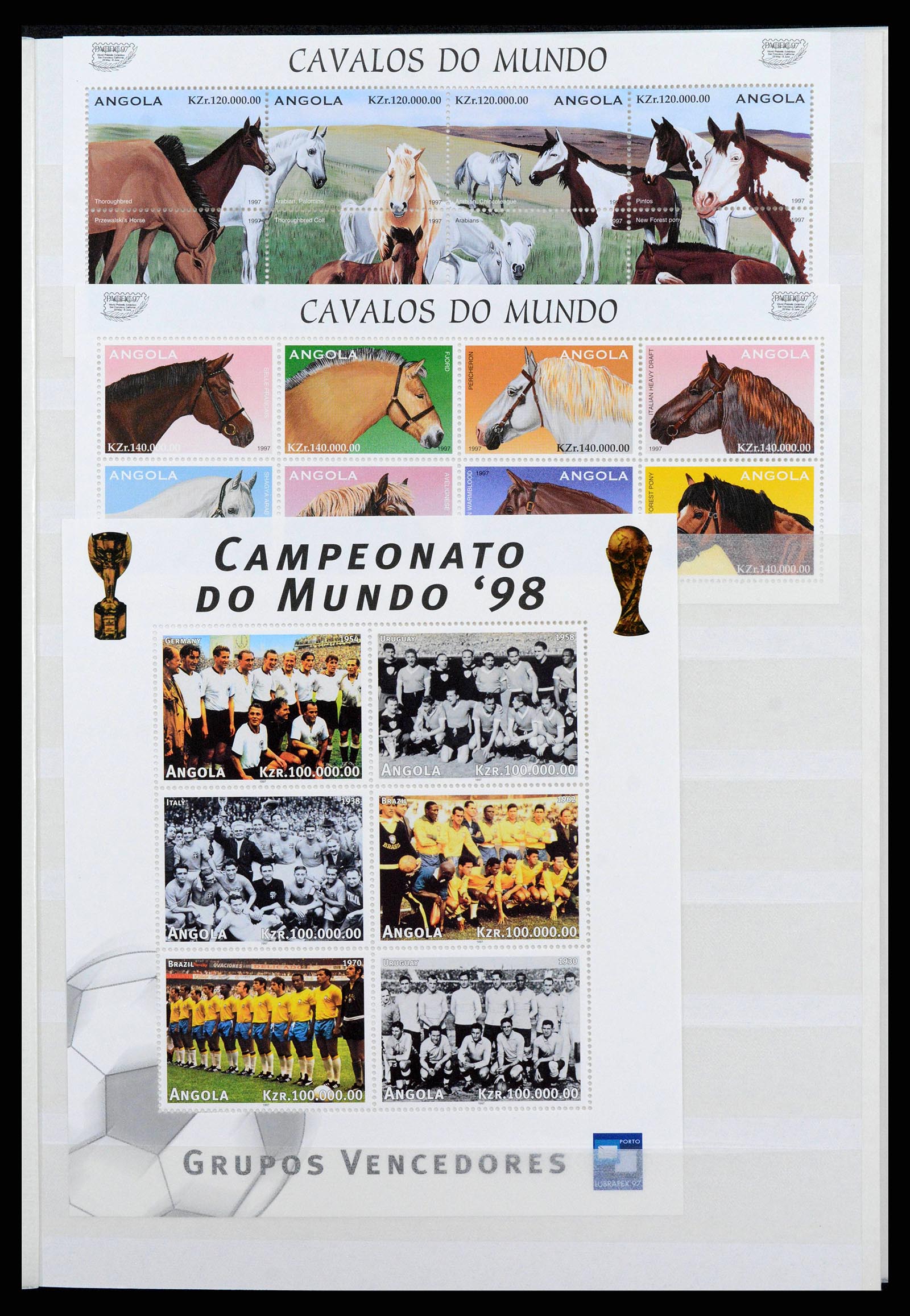38753 0027 - Postzegelverzameling 38753 Angola 1976-2014.