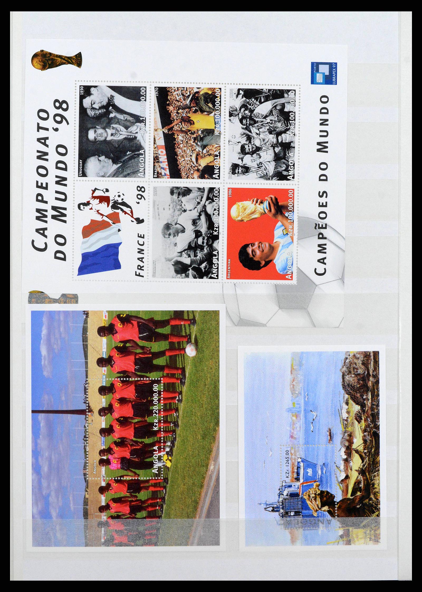 38753 0028 - Postzegelverzameling 38753 Angola 1976-2014.