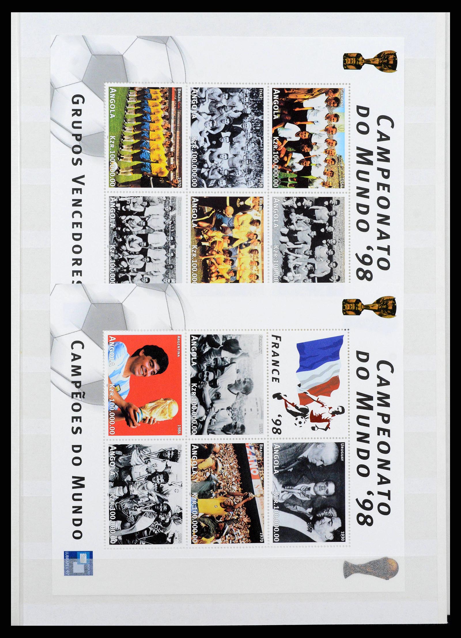 38753 0029 - Postzegelverzameling 38753 Angola 1976-2014.