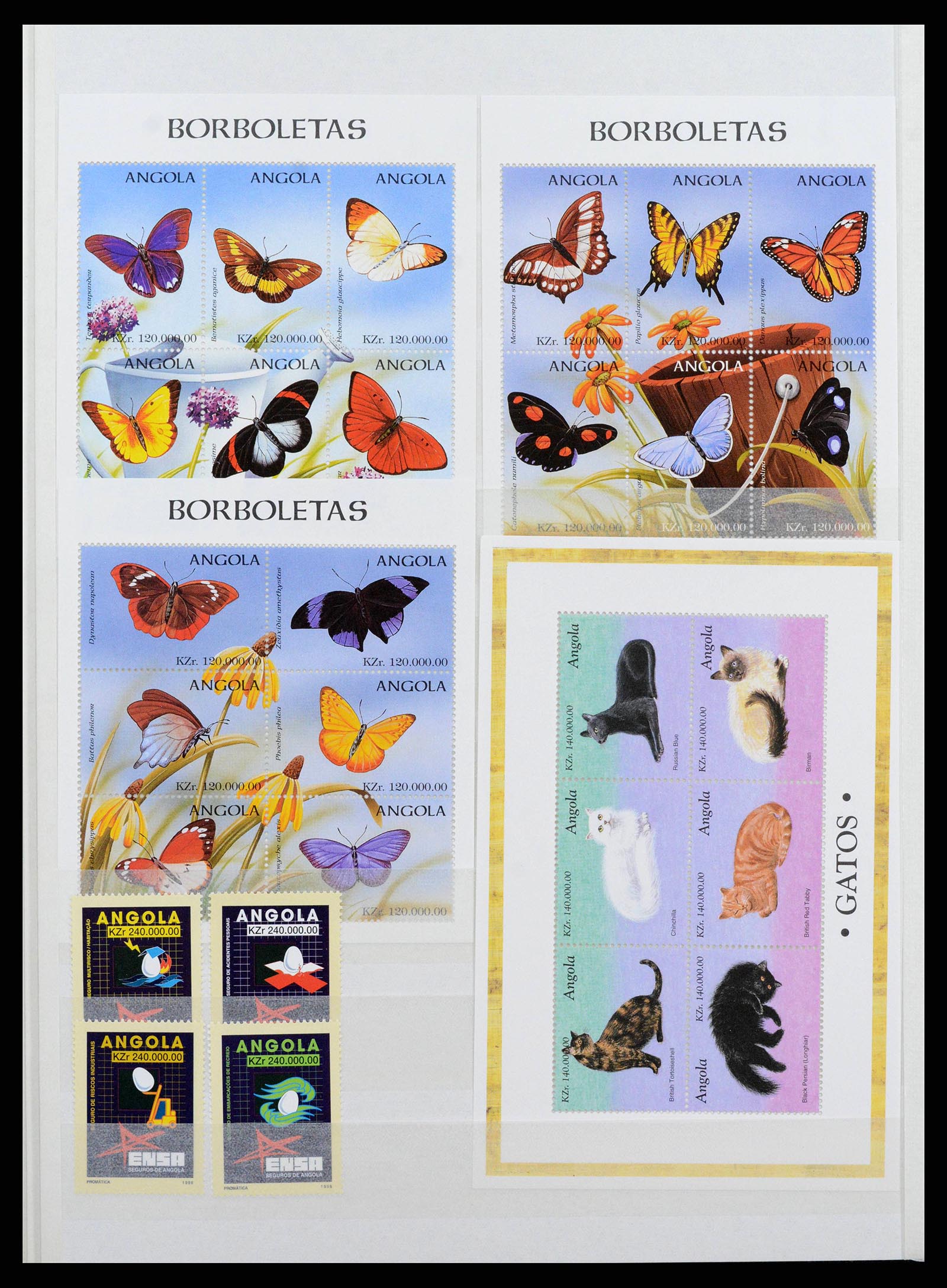 38753 0030 - Postzegelverzameling 38753 Angola 1976-2014.