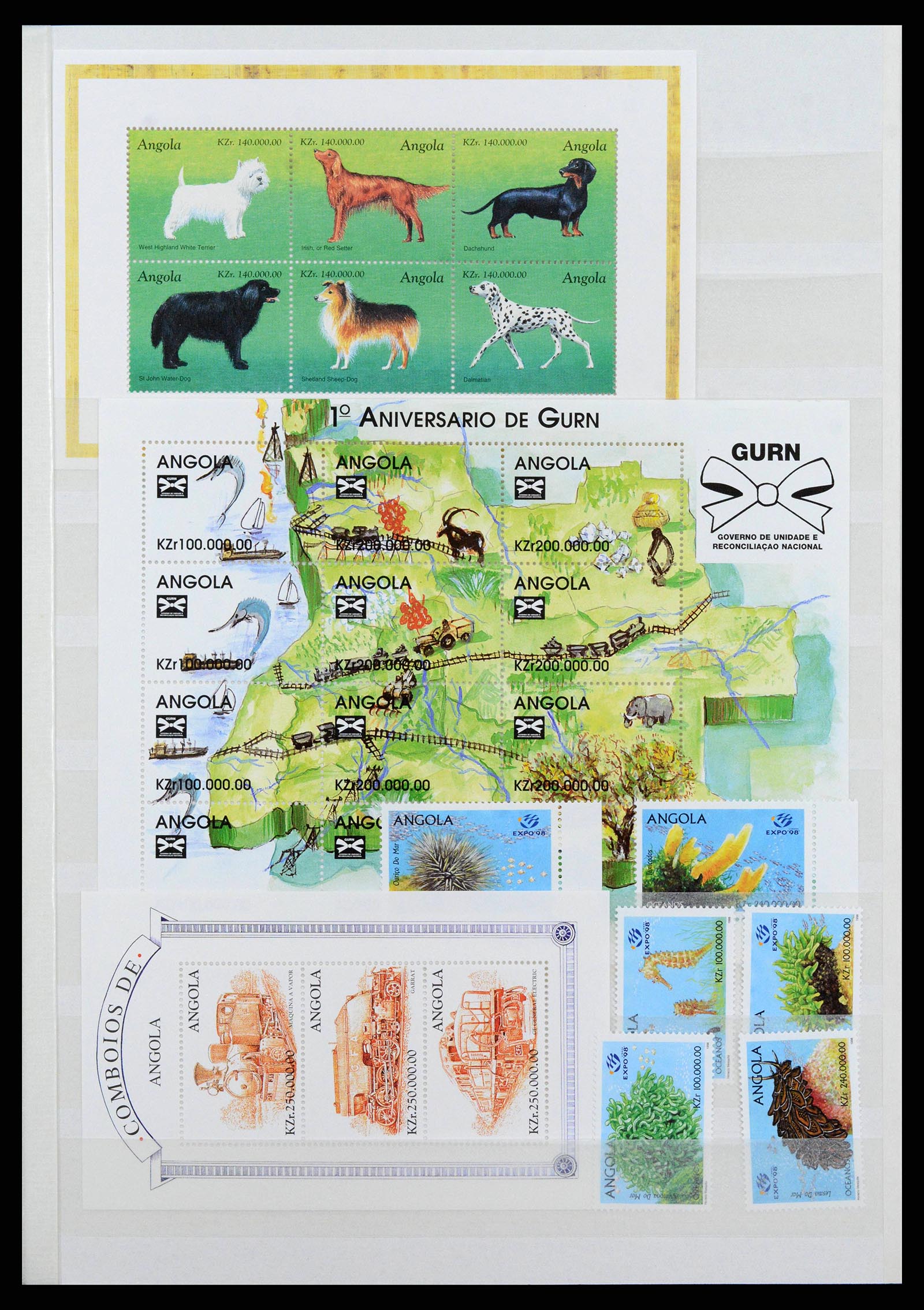38753 0031 - Postzegelverzameling 38753 Angola 1976-2014.