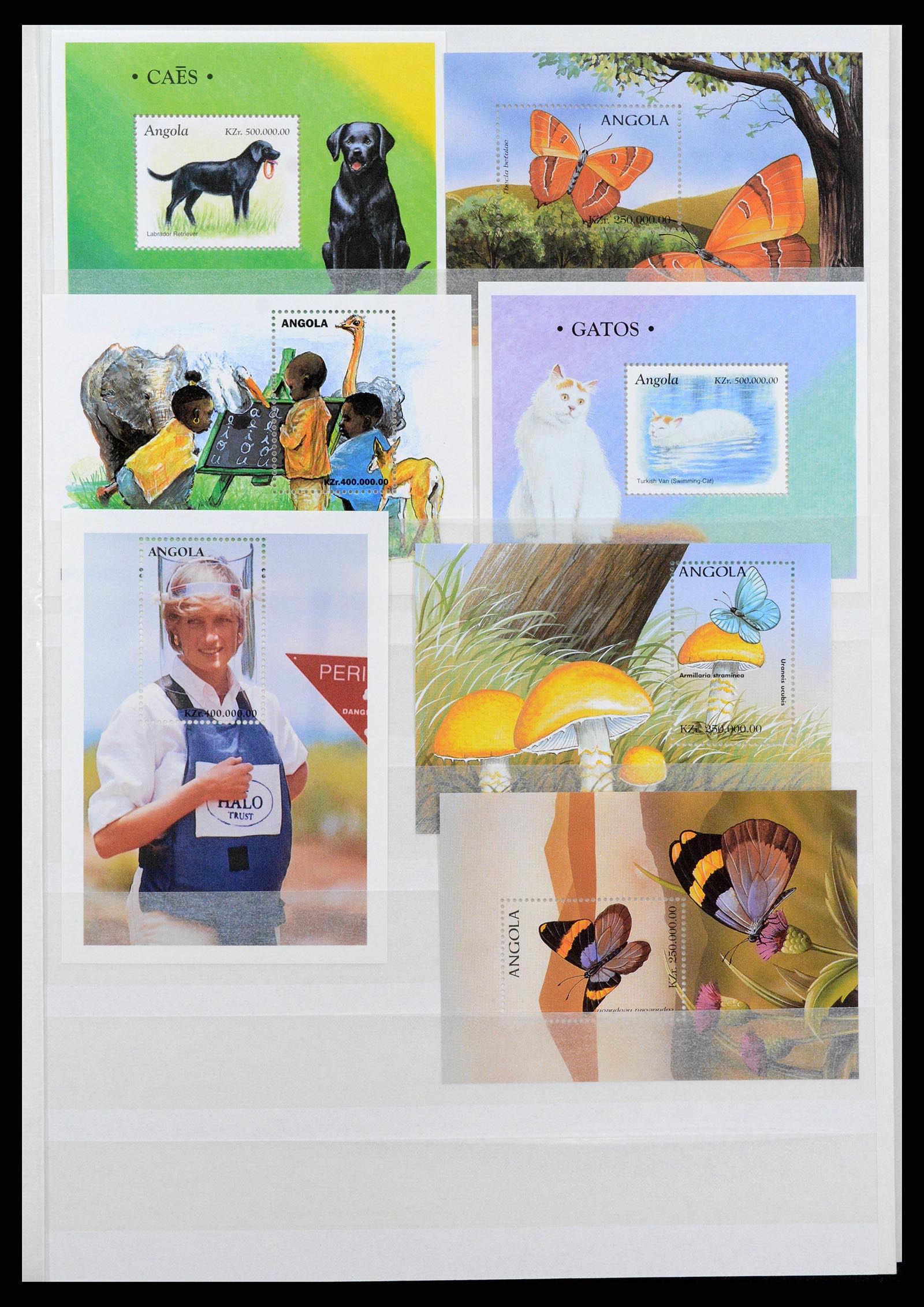 38753 0033 - Postzegelverzameling 38753 Angola 1976-2014.