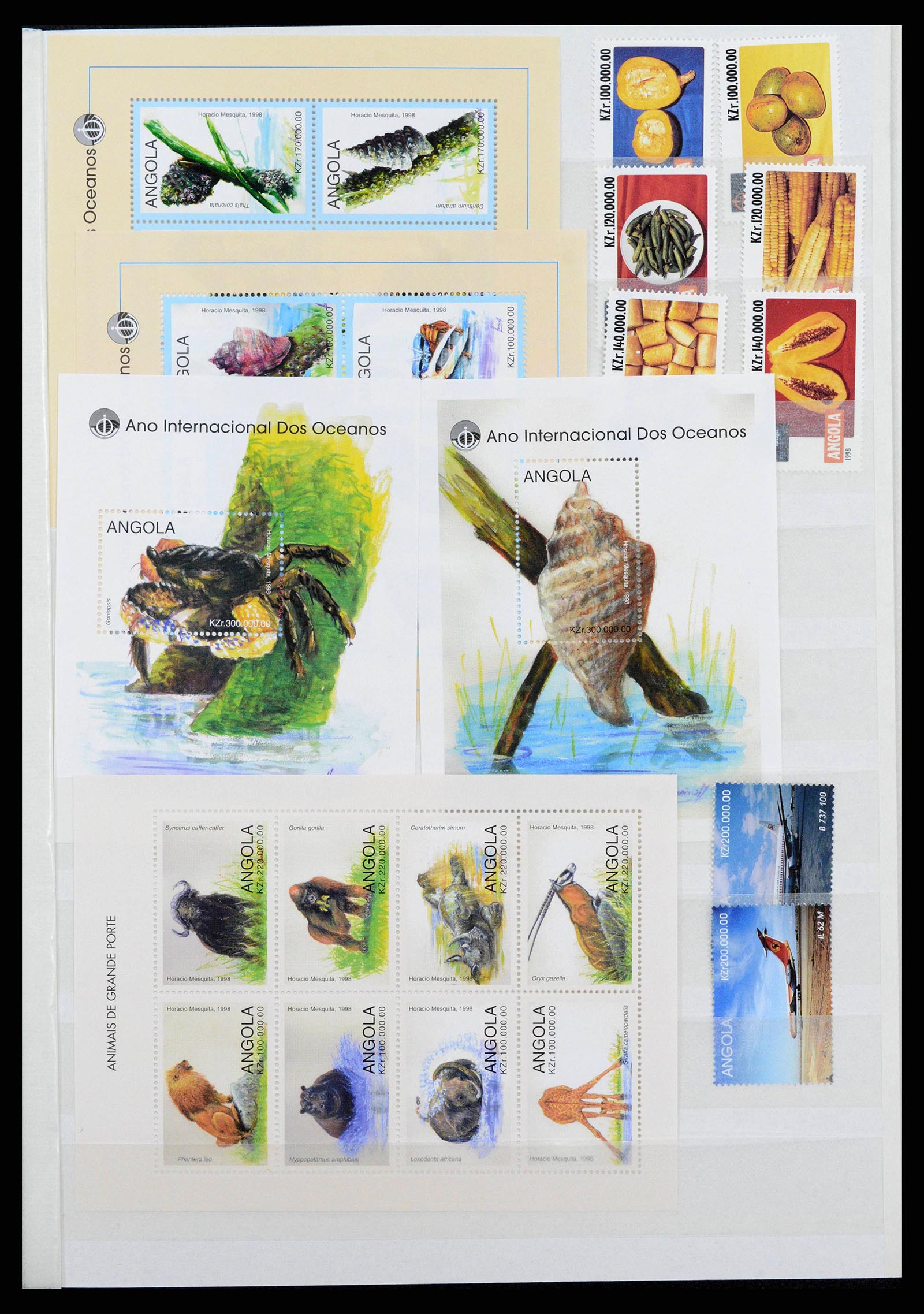 38753 0035 - Postzegelverzameling 38753 Angola 1976-2014.