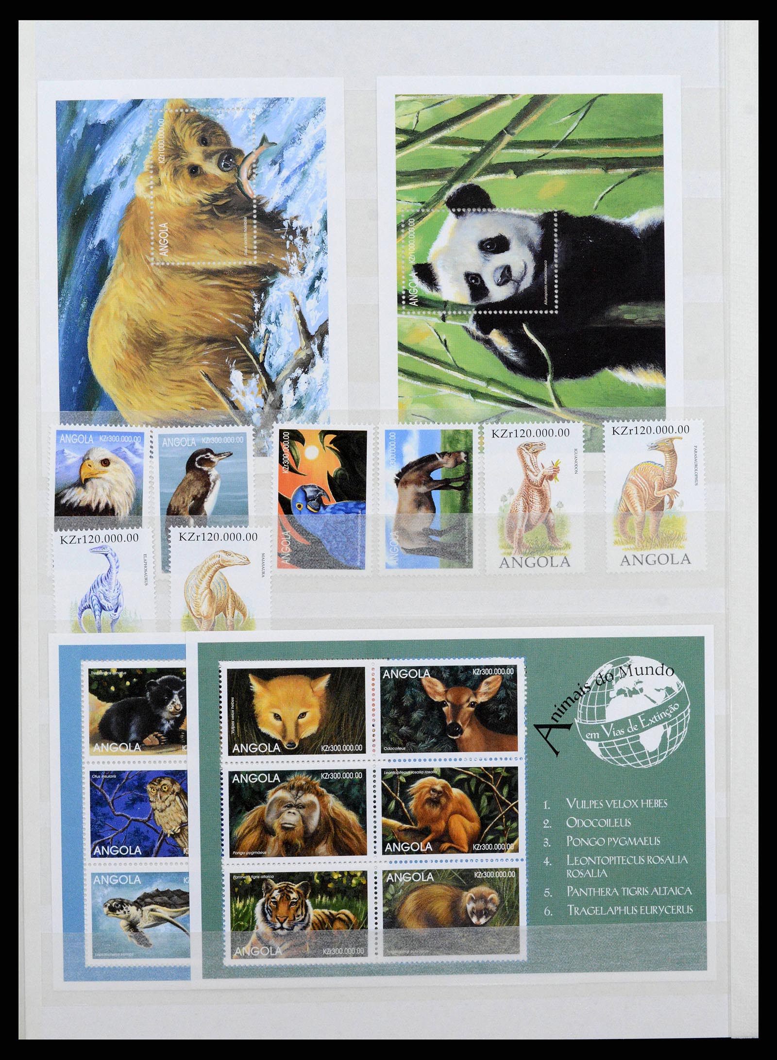 38753 0036 - Postzegelverzameling 38753 Angola 1976-2014.