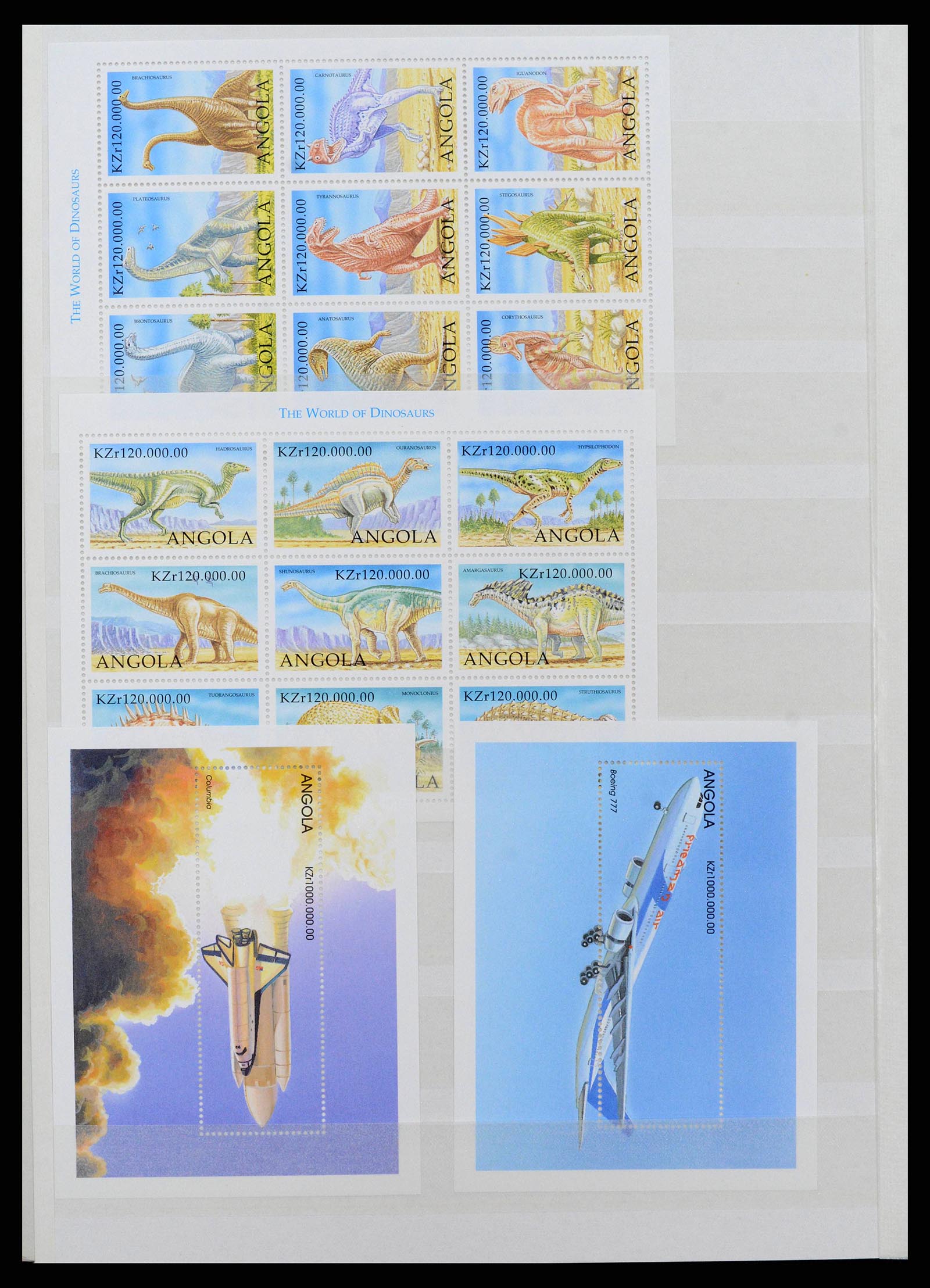 38753 0038 - Postzegelverzameling 38753 Angola 1976-2014.