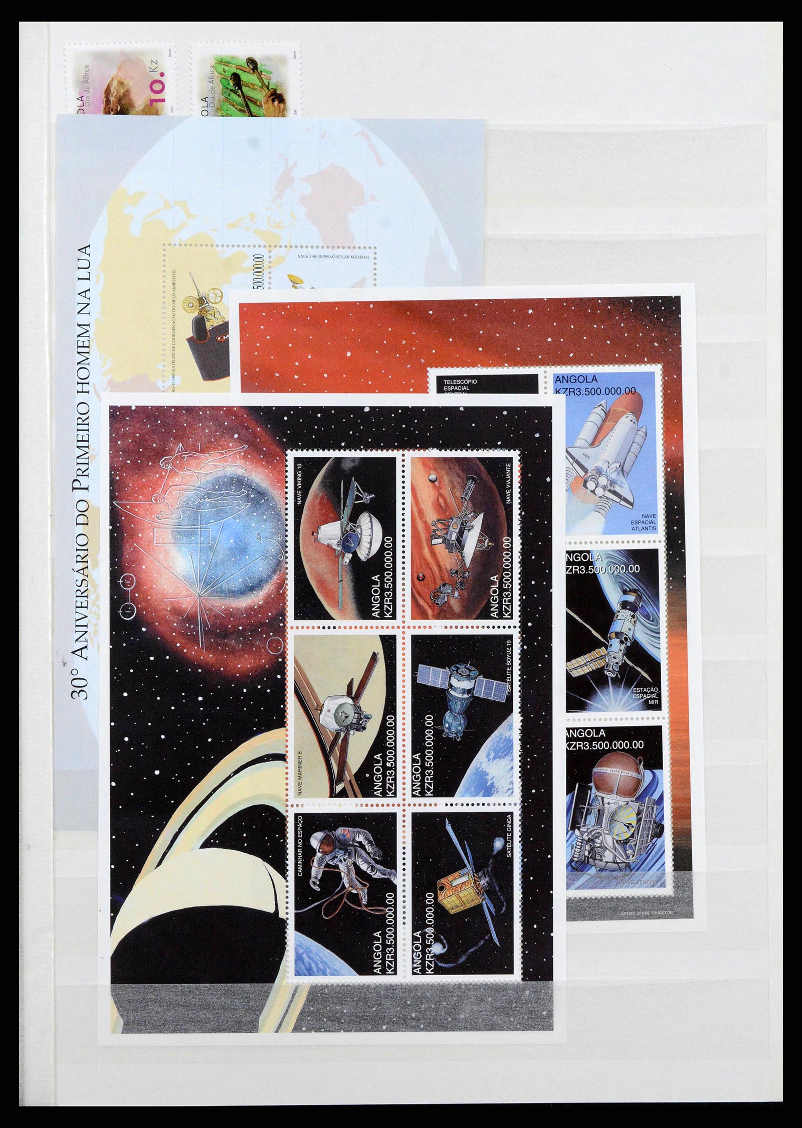 38753 0043 - Postzegelverzameling 38753 Angola 1976-2014.