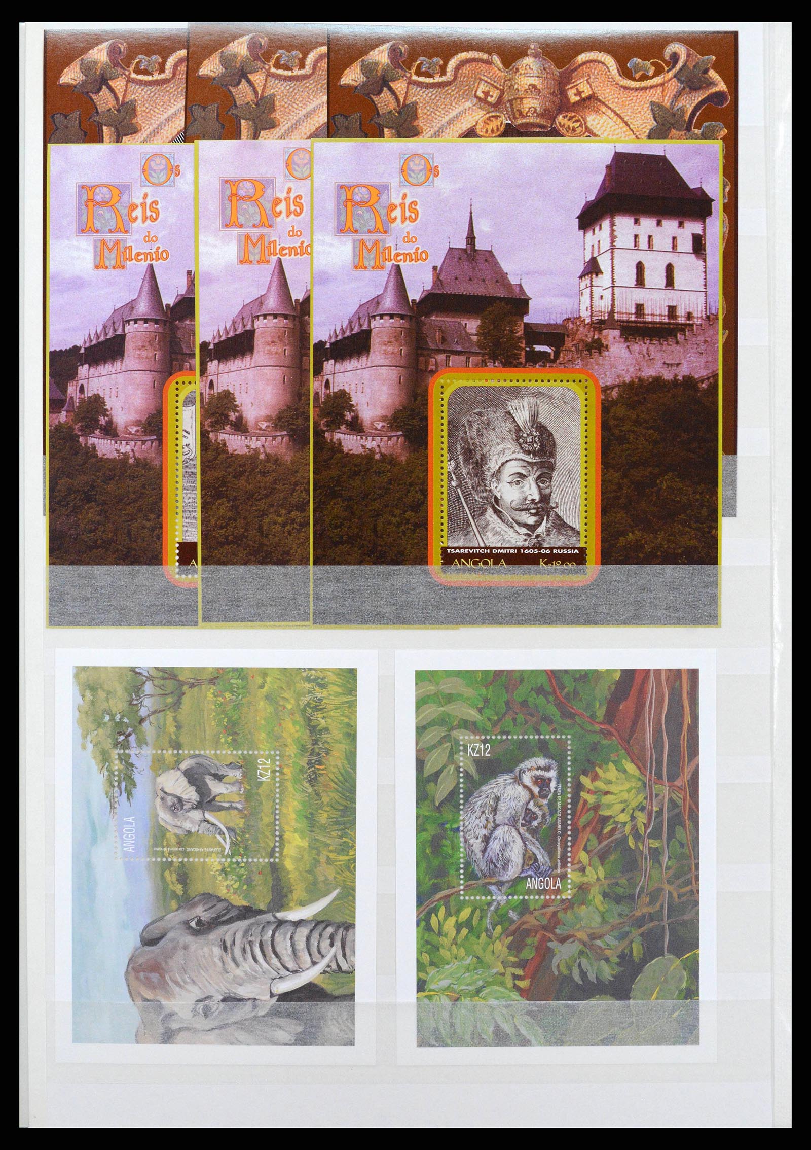 38753 0046 - Postzegelverzameling 38753 Angola 1976-2014.