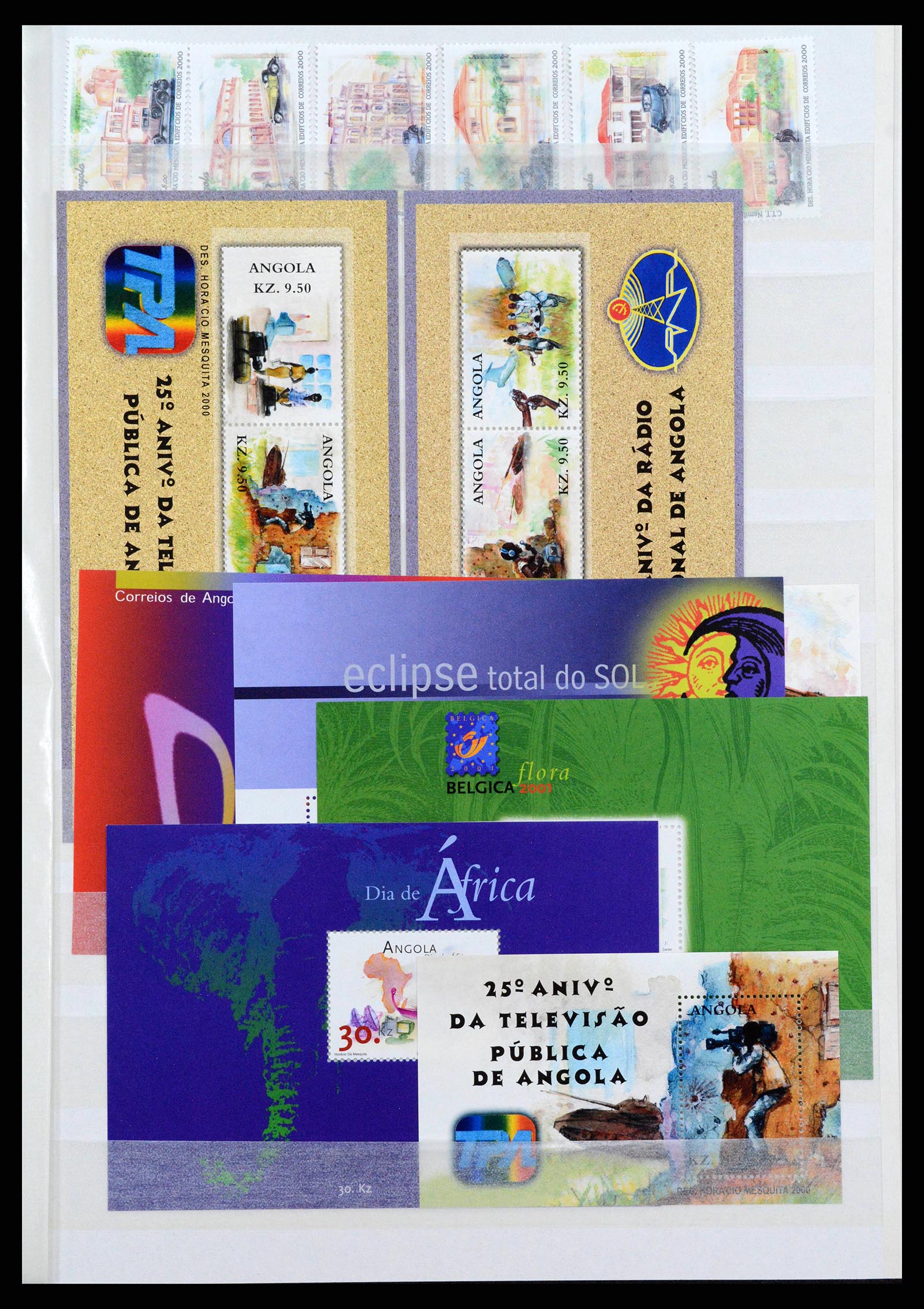 38753 0051 - Postzegelverzameling 38753 Angola 1976-2014.
