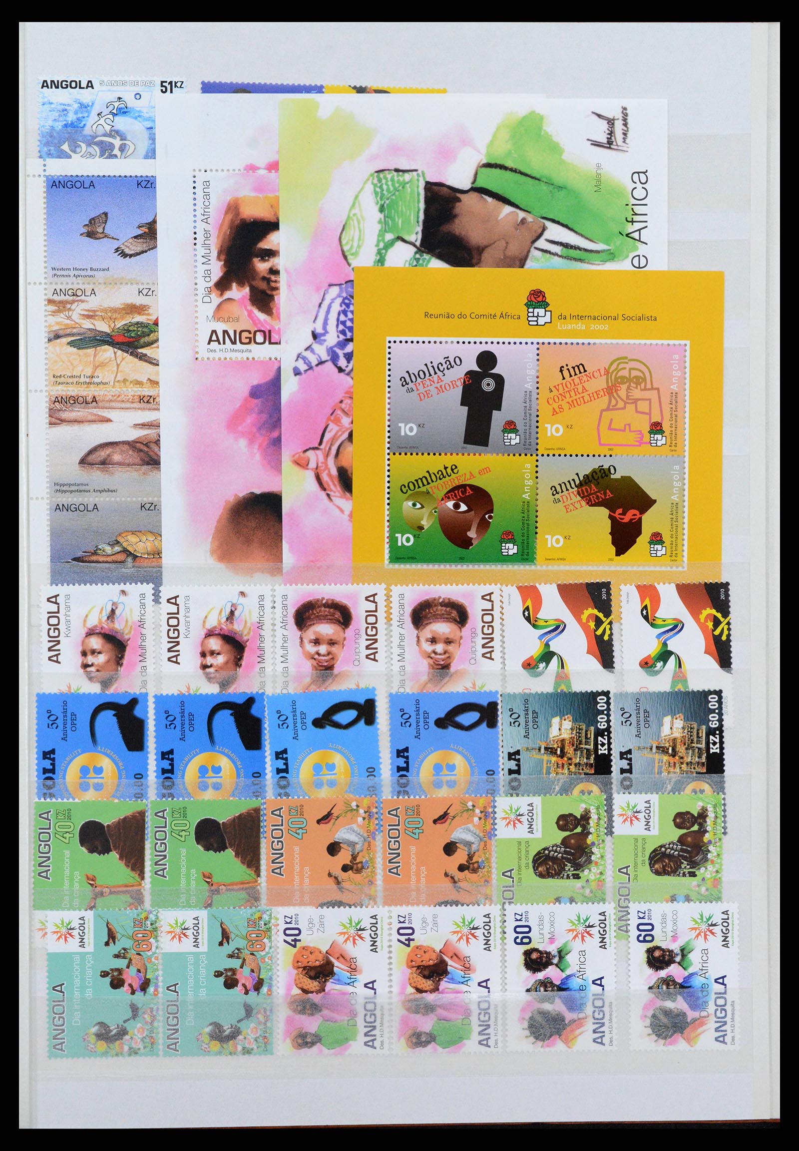 38753 0053 - Postzegelverzameling 38753 Angola 1976-2014.