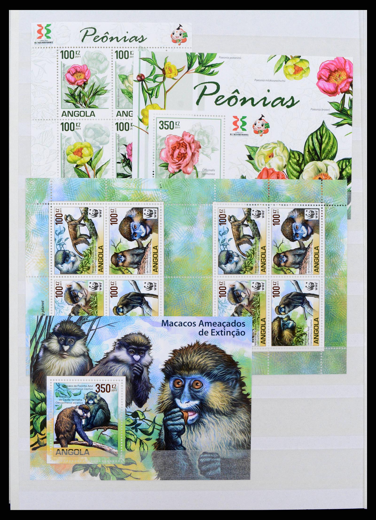 38753 0056 - Postzegelverzameling 38753 Angola 1976-2014.