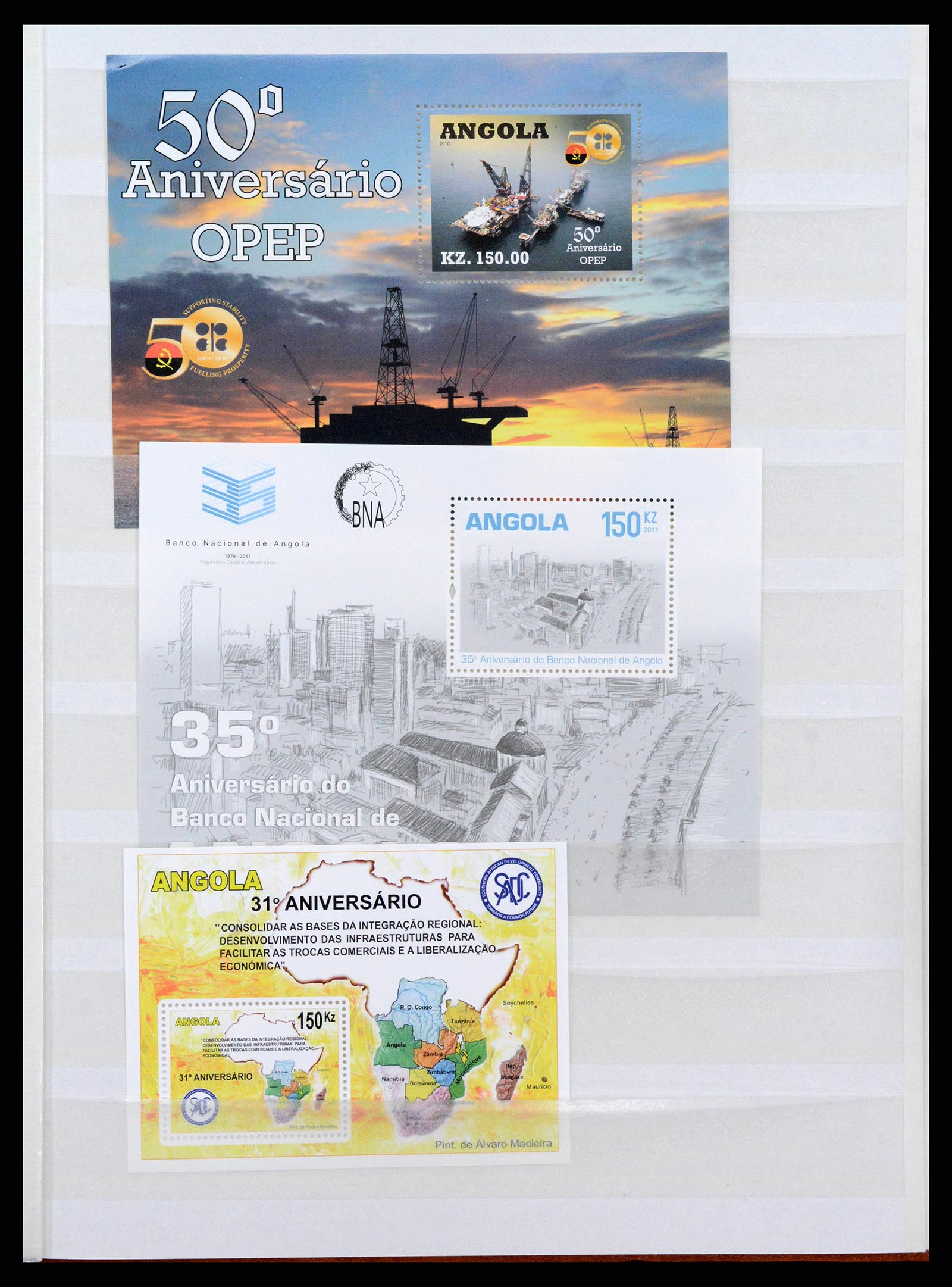 38753 0057 - Postzegelverzameling 38753 Angola 1976-2014.