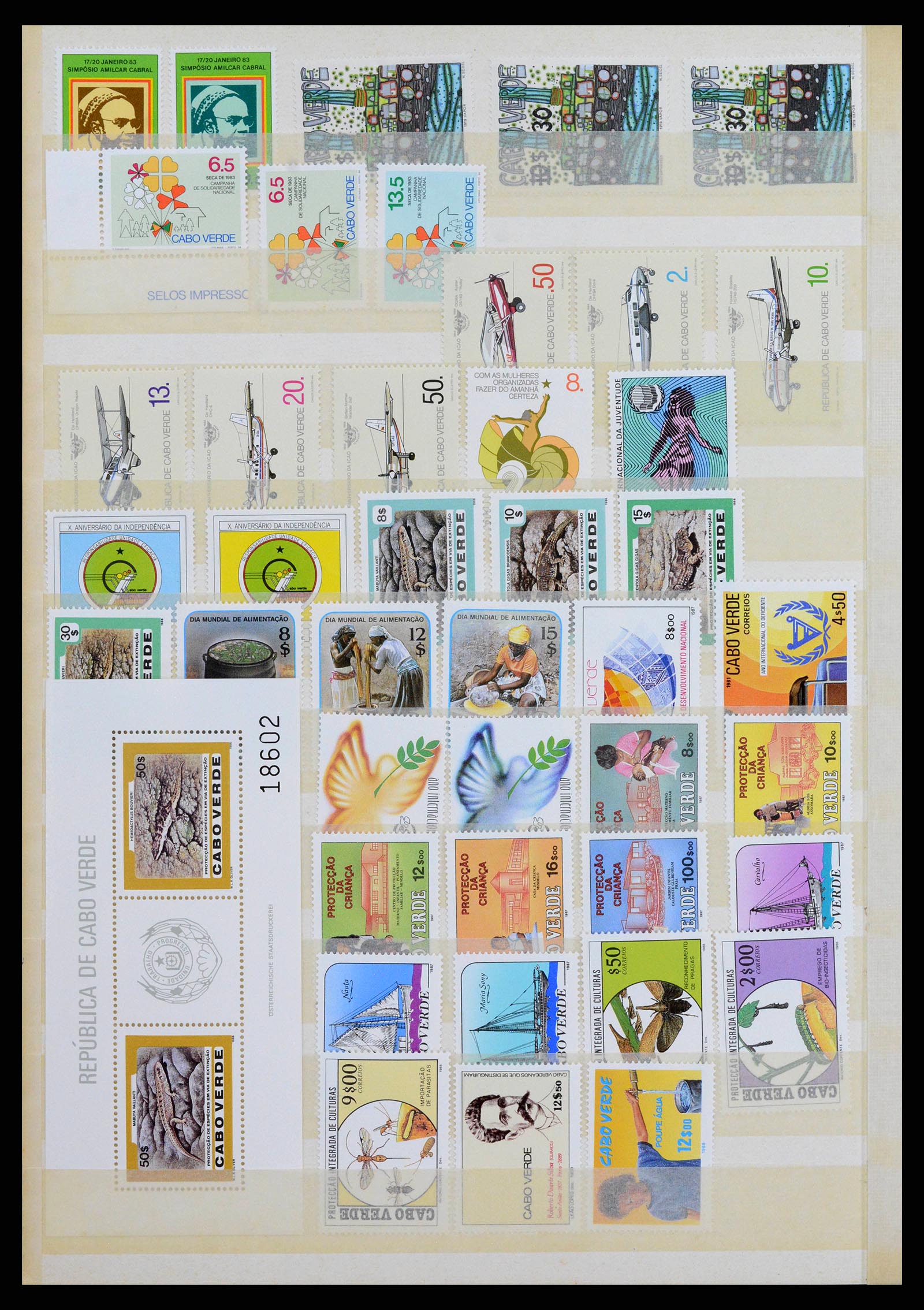 38754 0002 - Stamp collection 38754 Cape Verde 1975-2016.