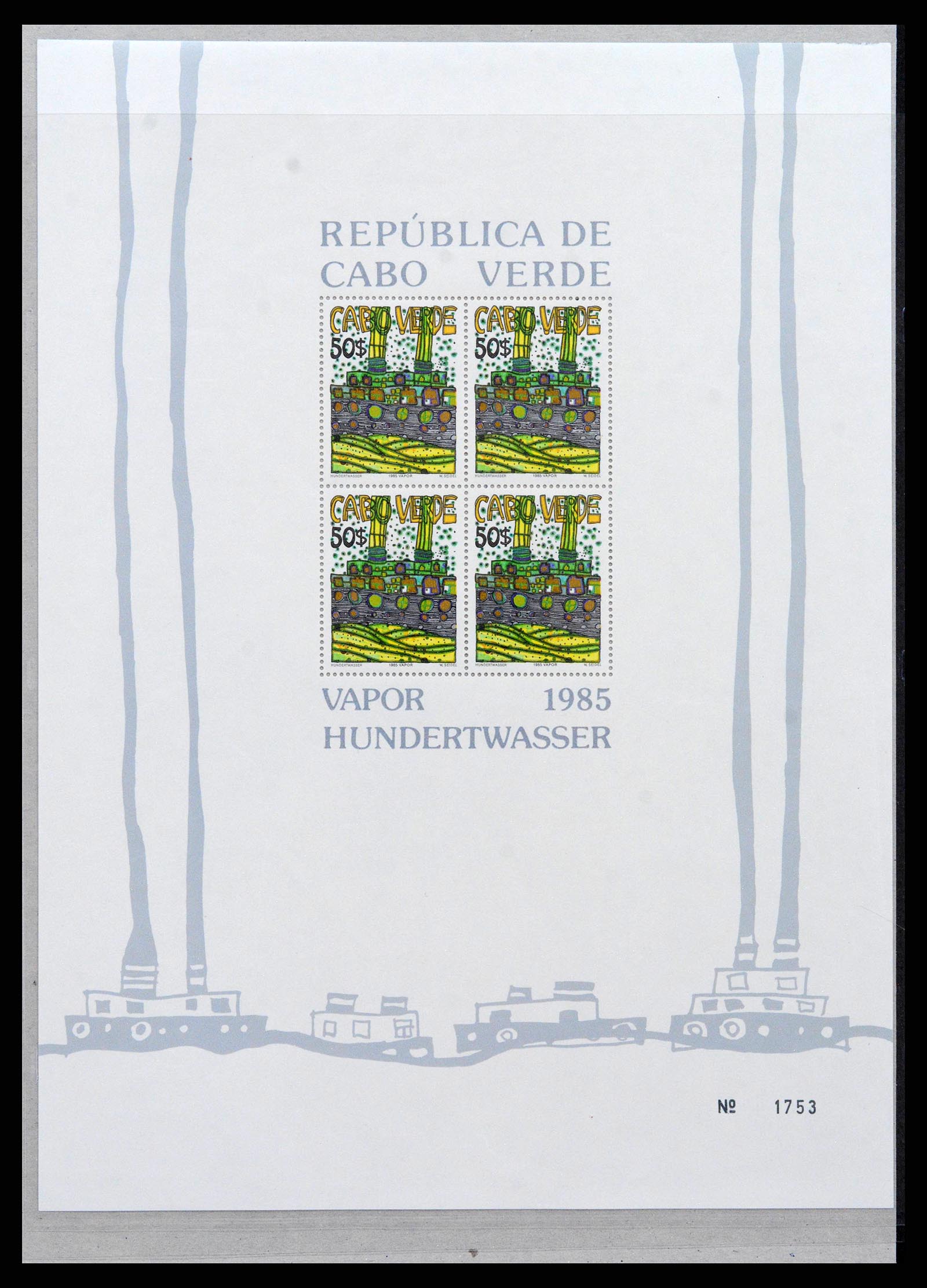 38754 0015 - Stamp collection 38754 Cape Verde 1975-2016.