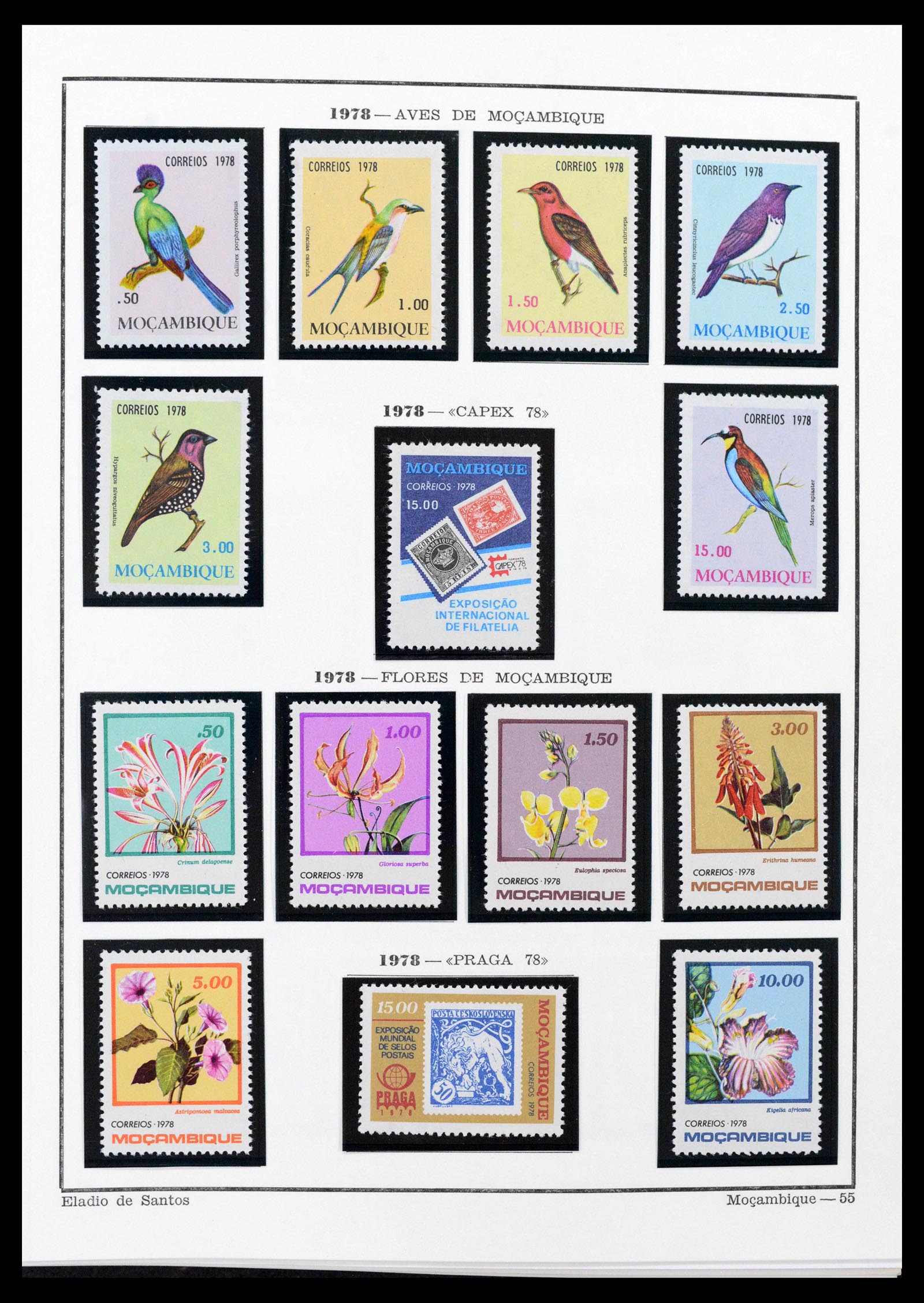 38756 0027 - Postzegelverzameling 38756 Mozambique 1975-2010.