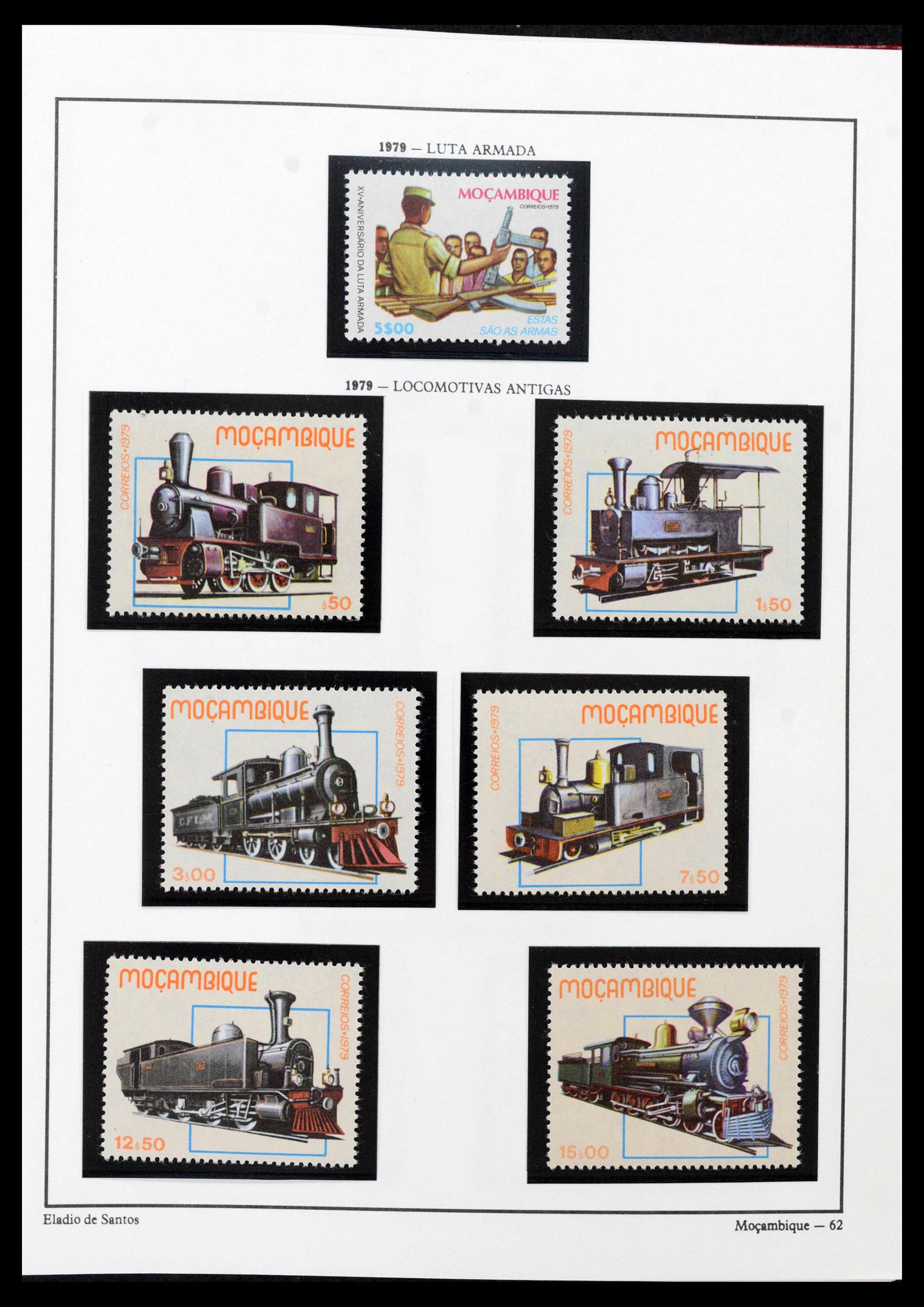 38756 0036 - Postzegelverzameling 38756 Mozambique 1975-2010.
